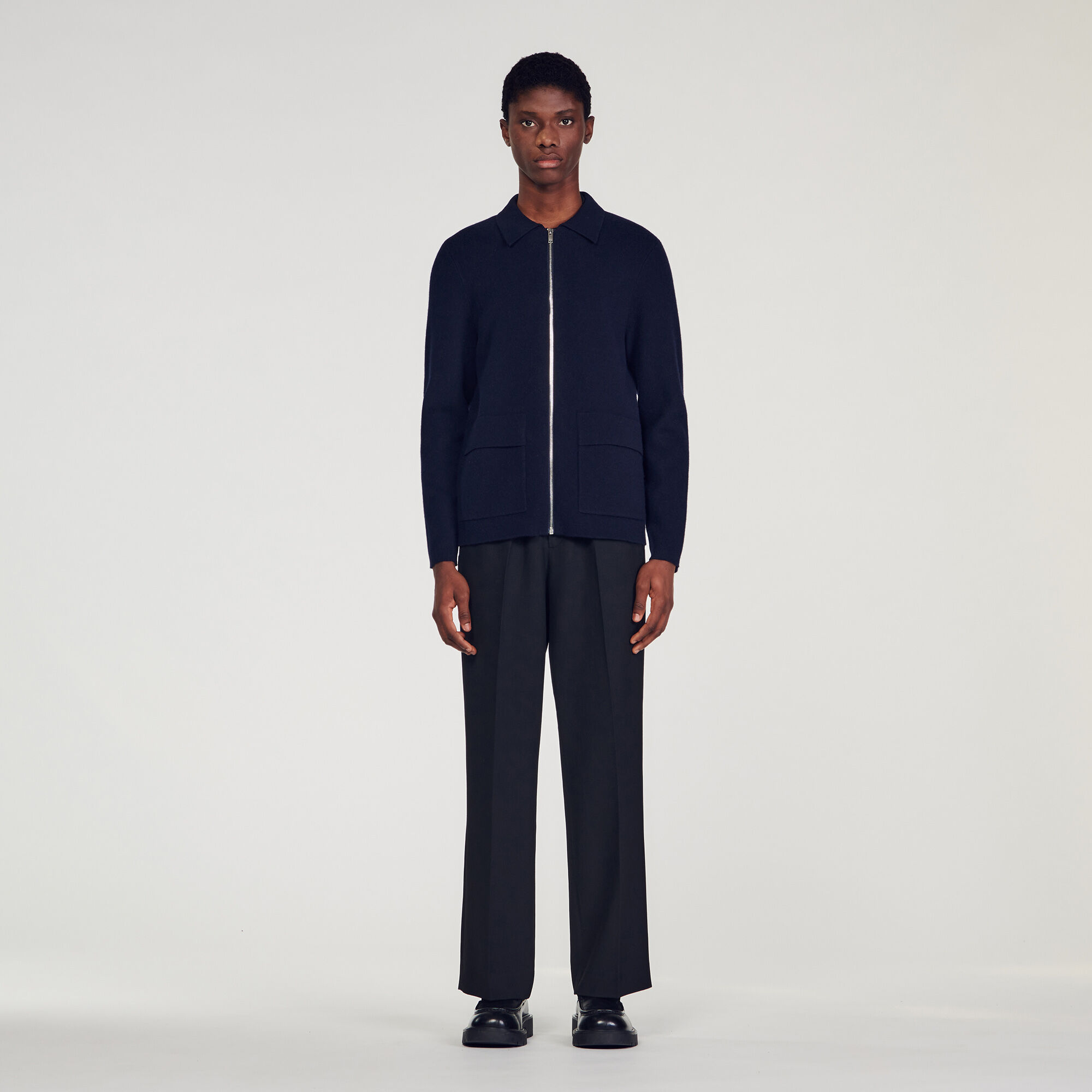 Cardigan sandro homme new arrivals