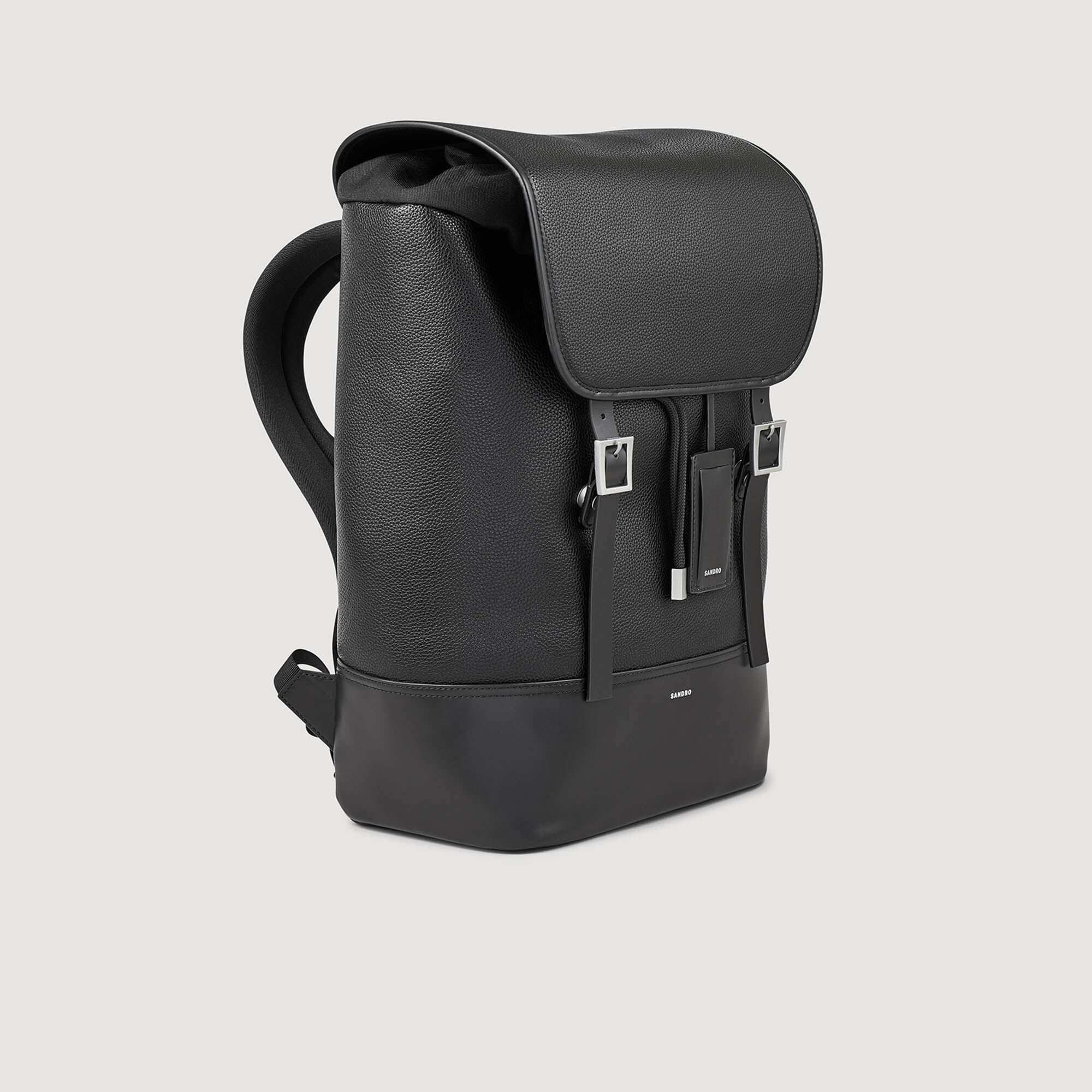 Sandro leather cheap backpack