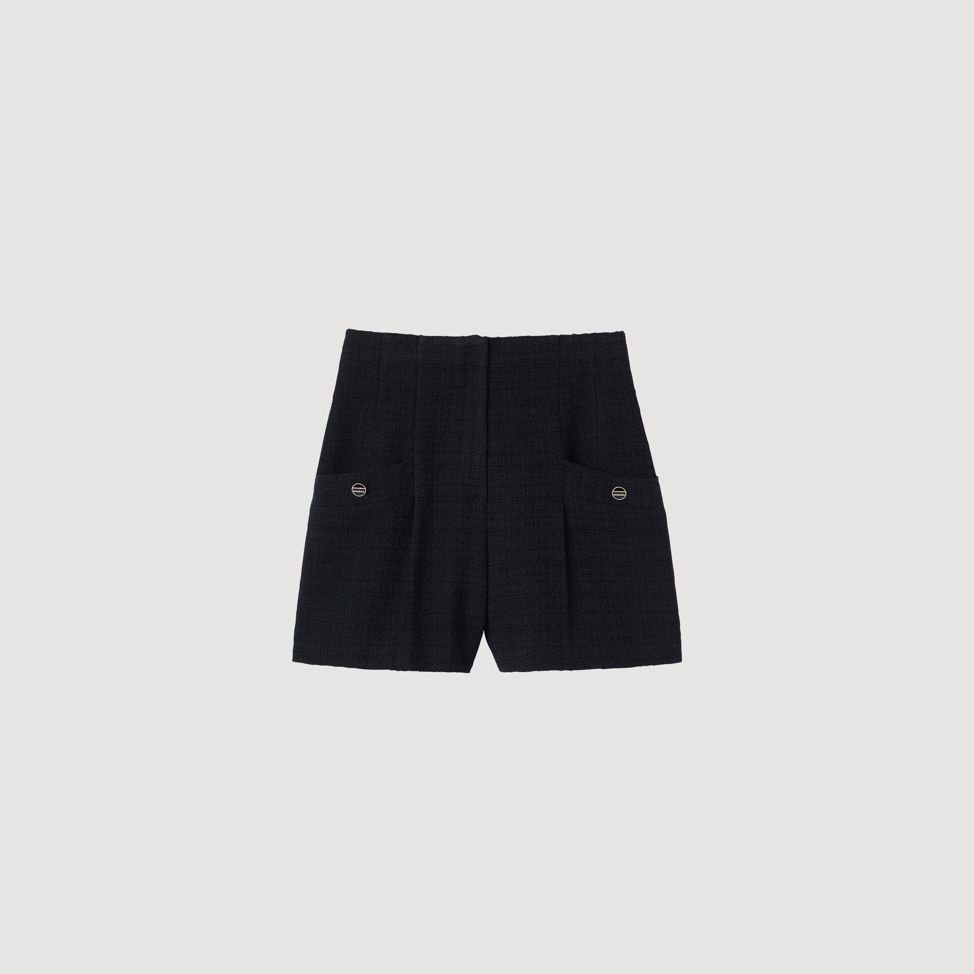 Tweed high waisted shorts More Responsible Sandro paris