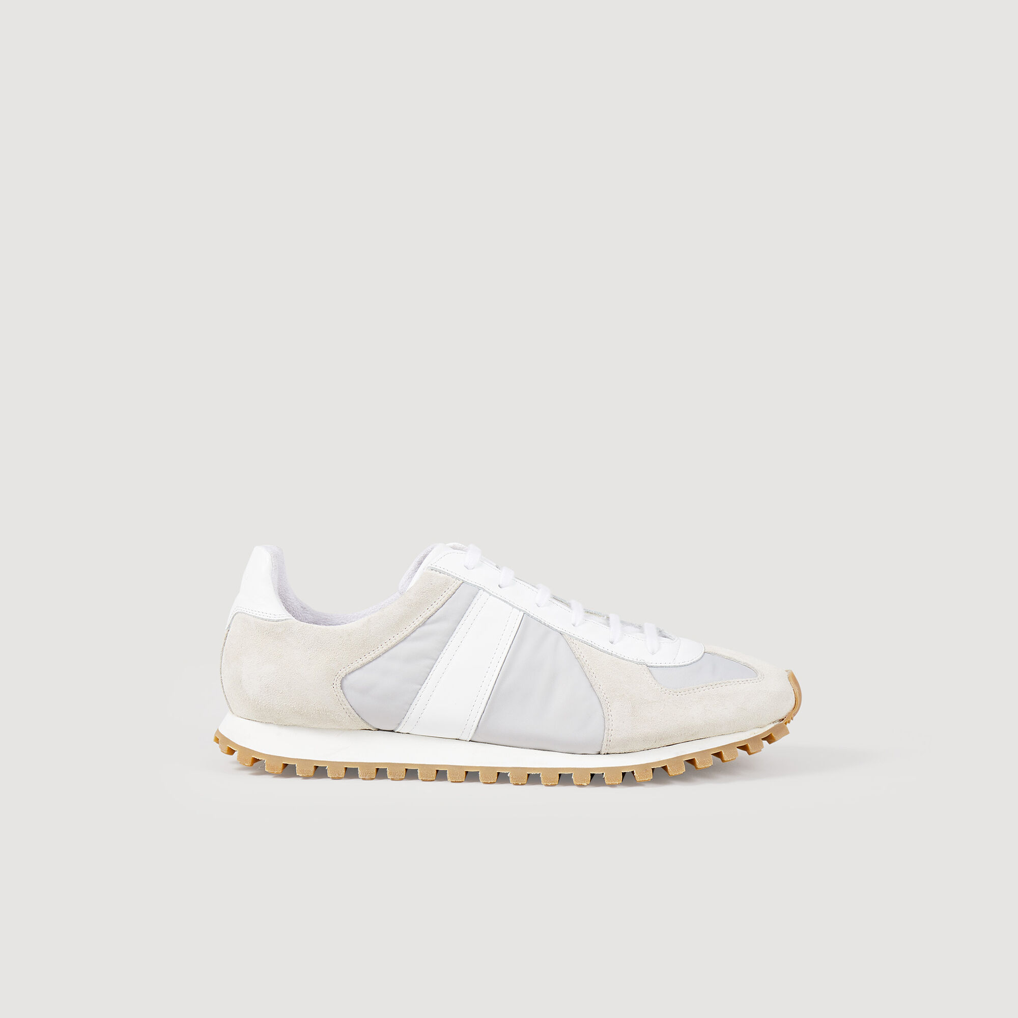 Sandro white top trainers