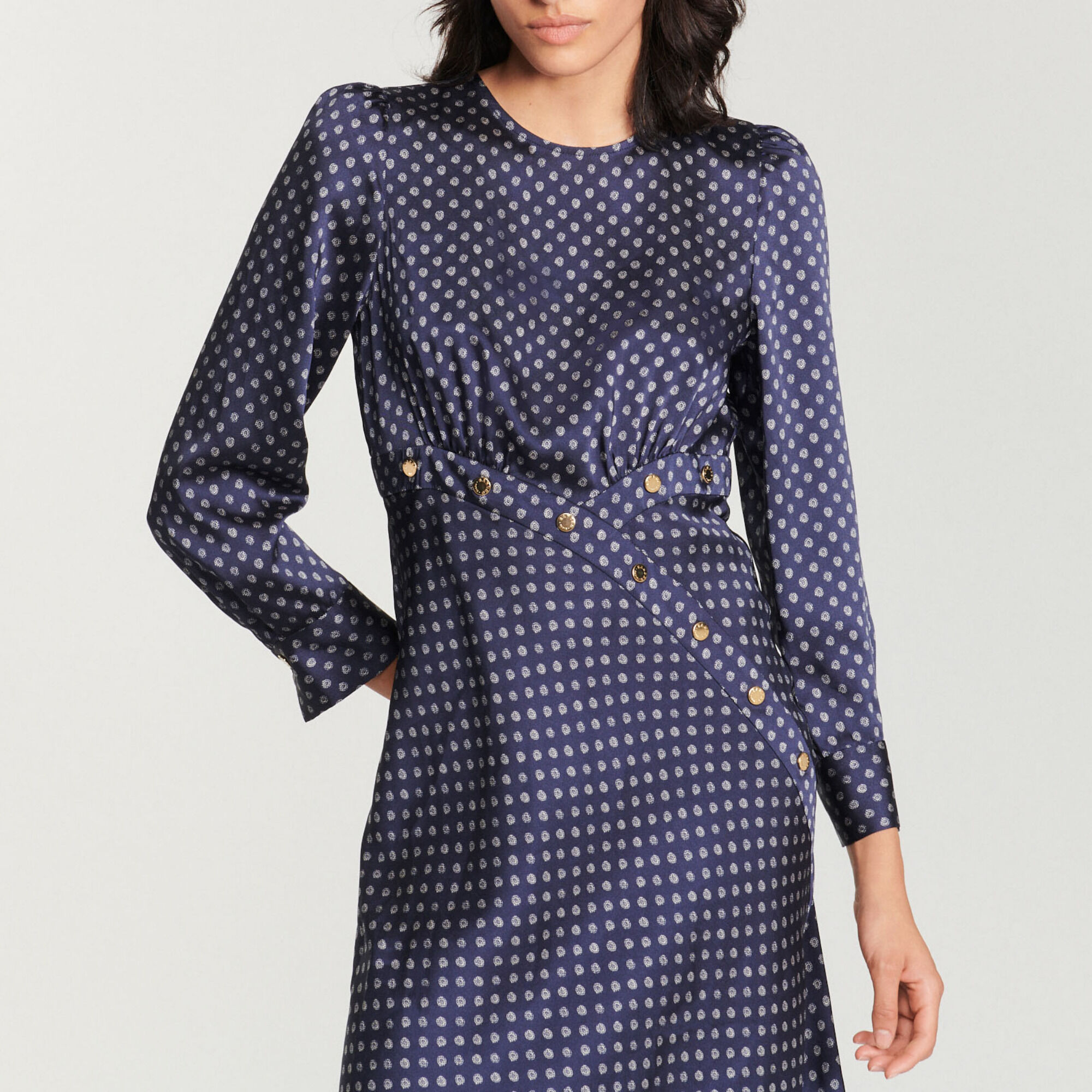 Sandro polka hotsell dot dress