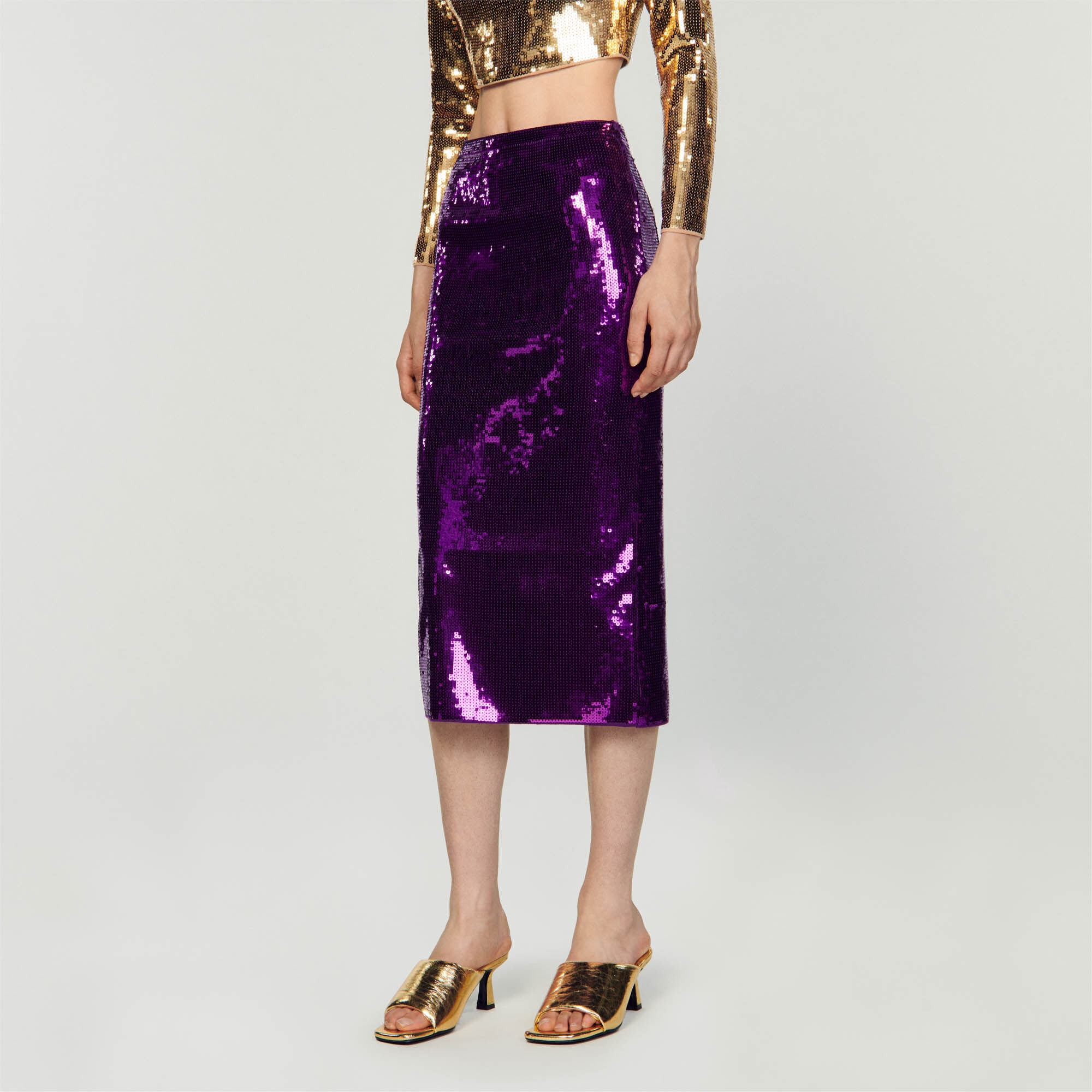 Sequin pencil deals skirt 9mm
