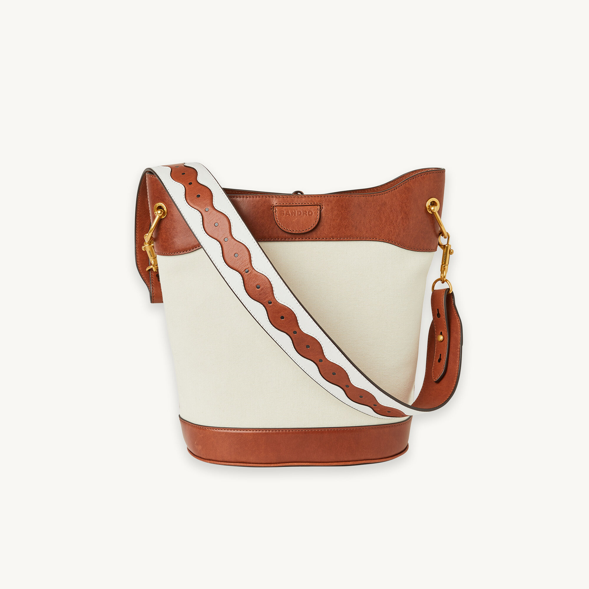 Sac City bag en cuir et toile OUTLET EU FSelectionPAP ACC
