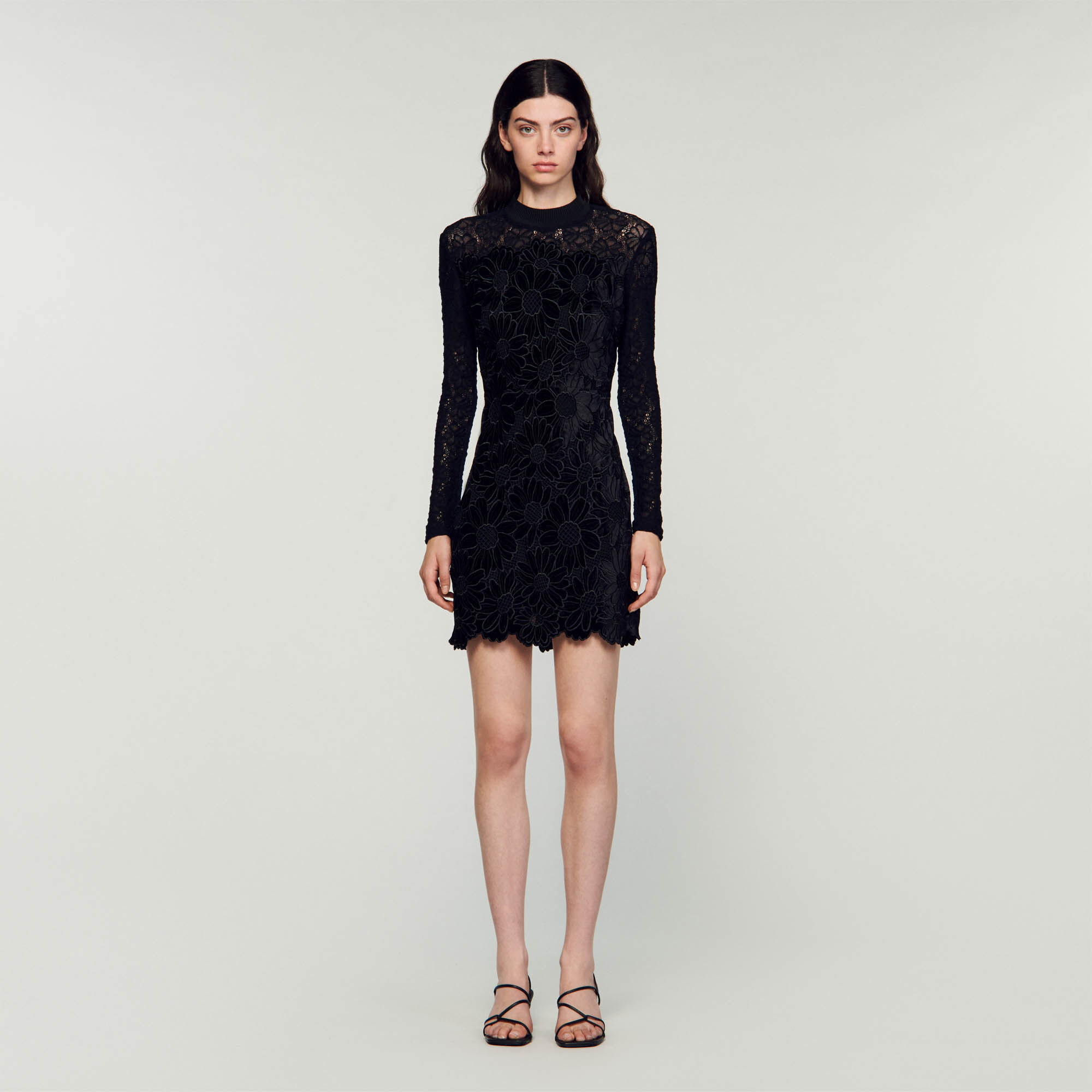 Sandro paris lace dress online