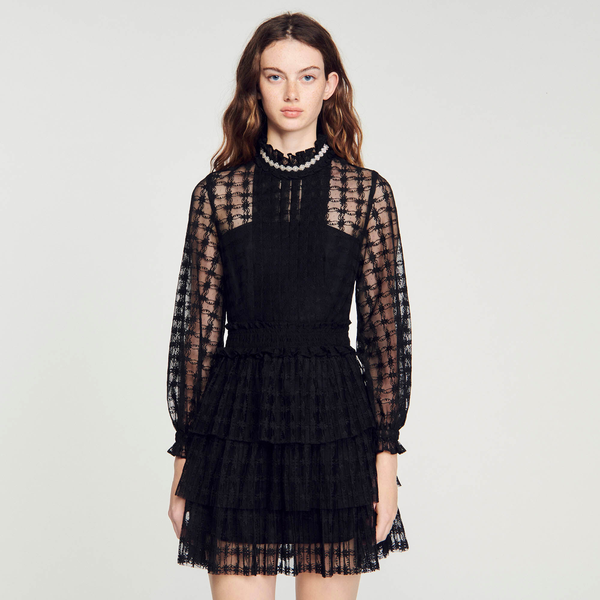 Sandro short outlet lace dress