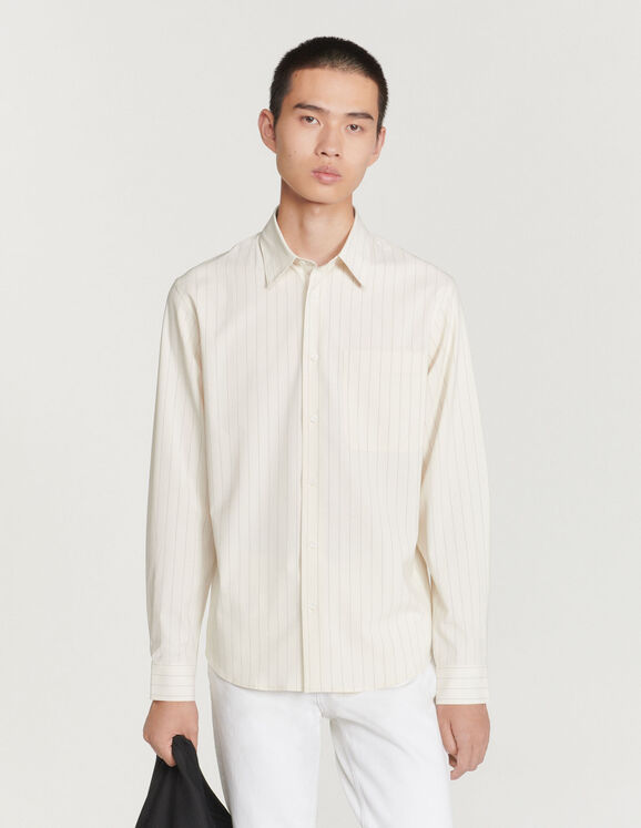 Striped flowing shirt  Homme