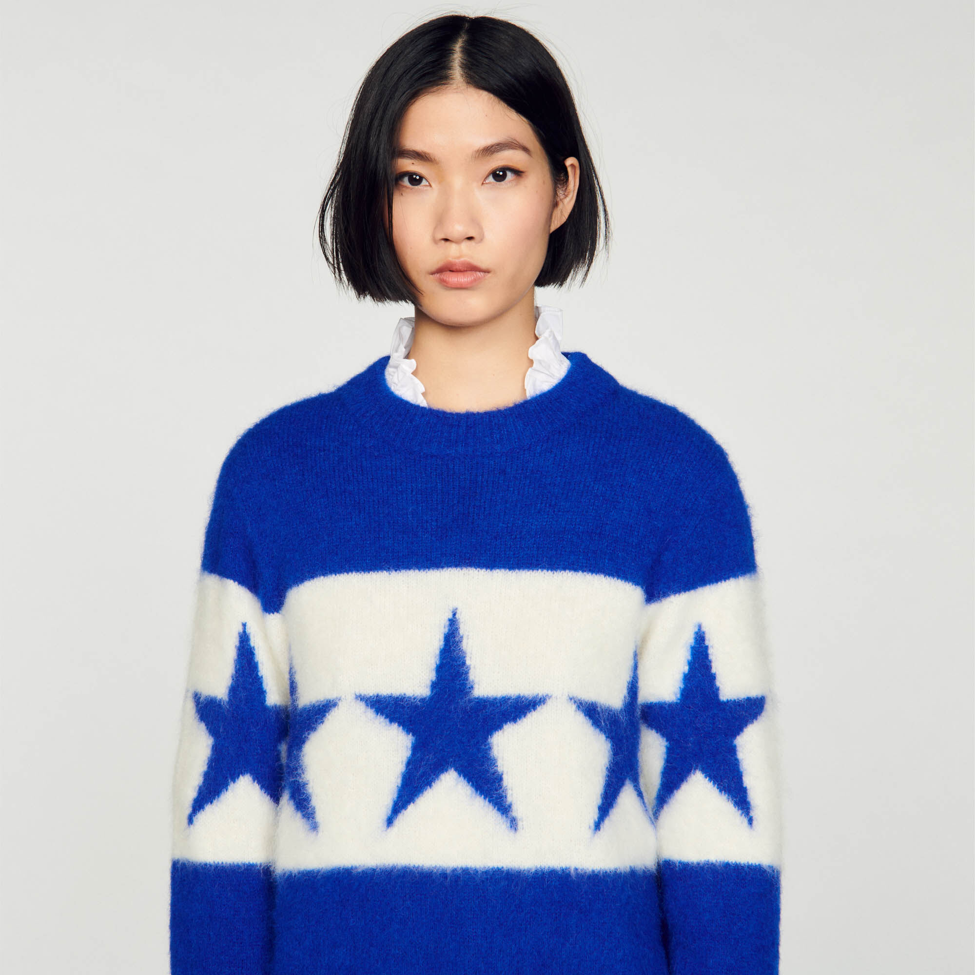Starry knit jumper Sweaters Cardigans Sandro paris