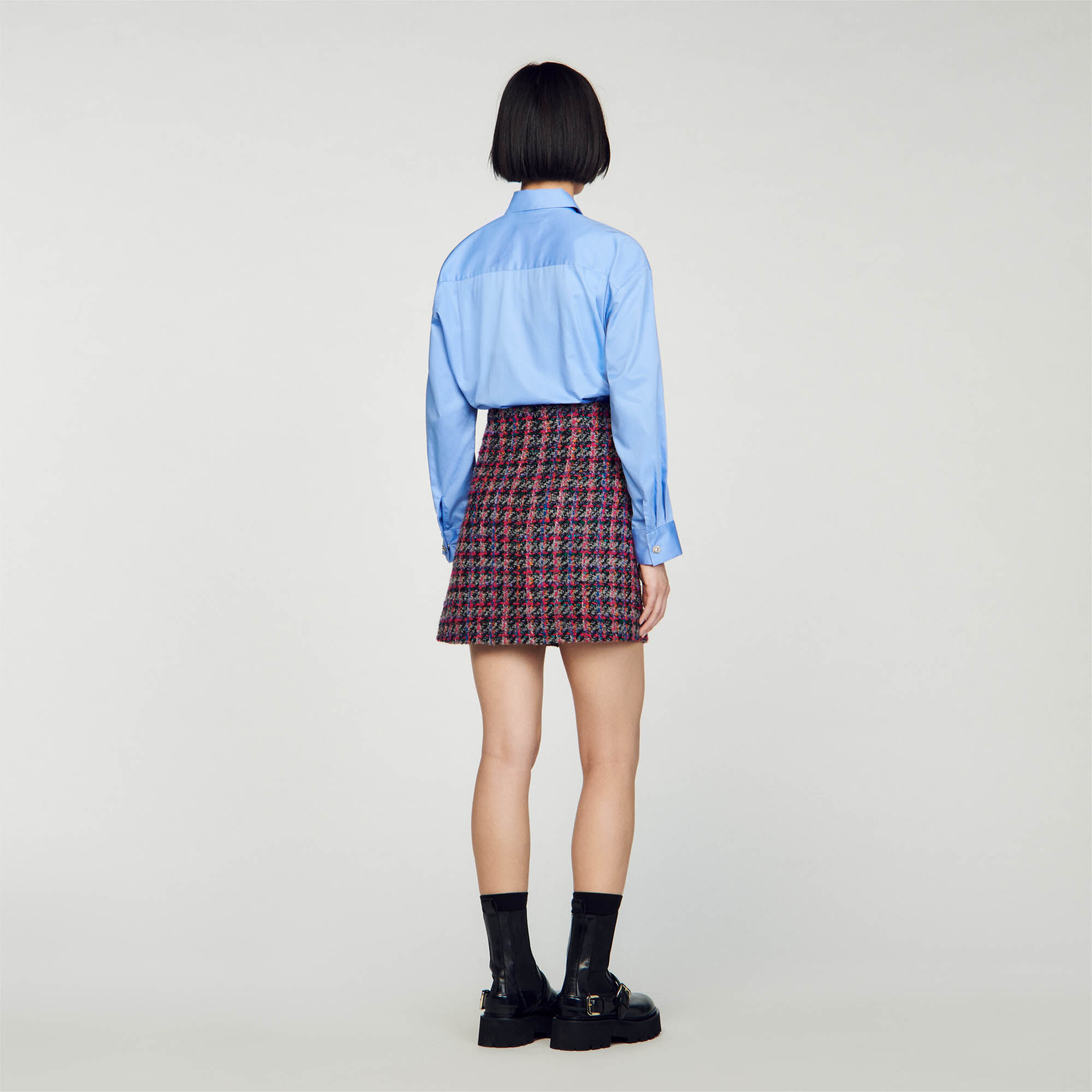 Jupe new arrivals tweed sandro