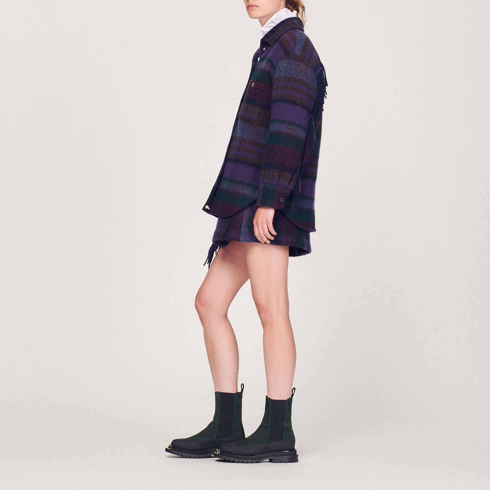 Manteau sandro hotsell carreaux