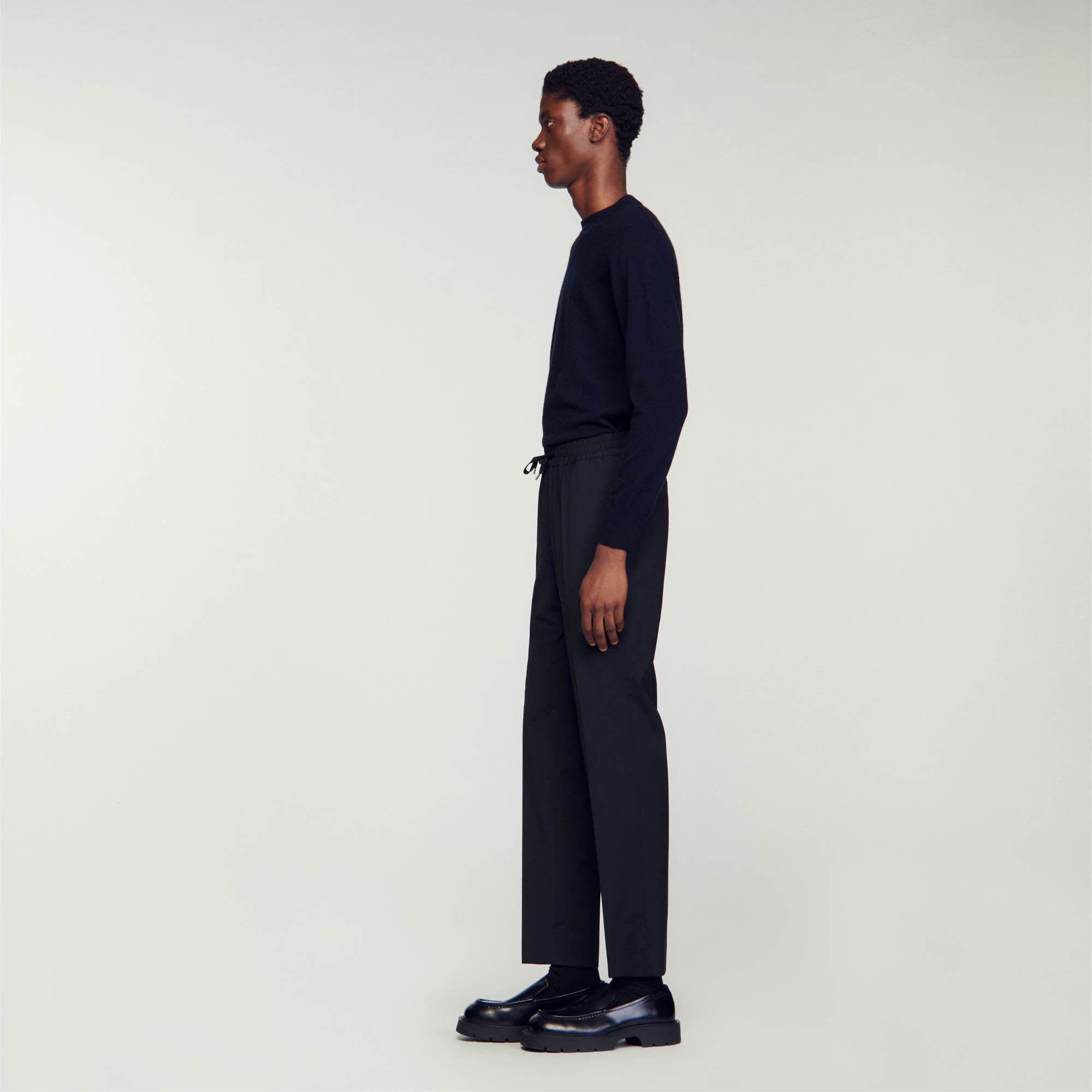 Elasticated straight leg trousers LastChance ES HPret a porter
