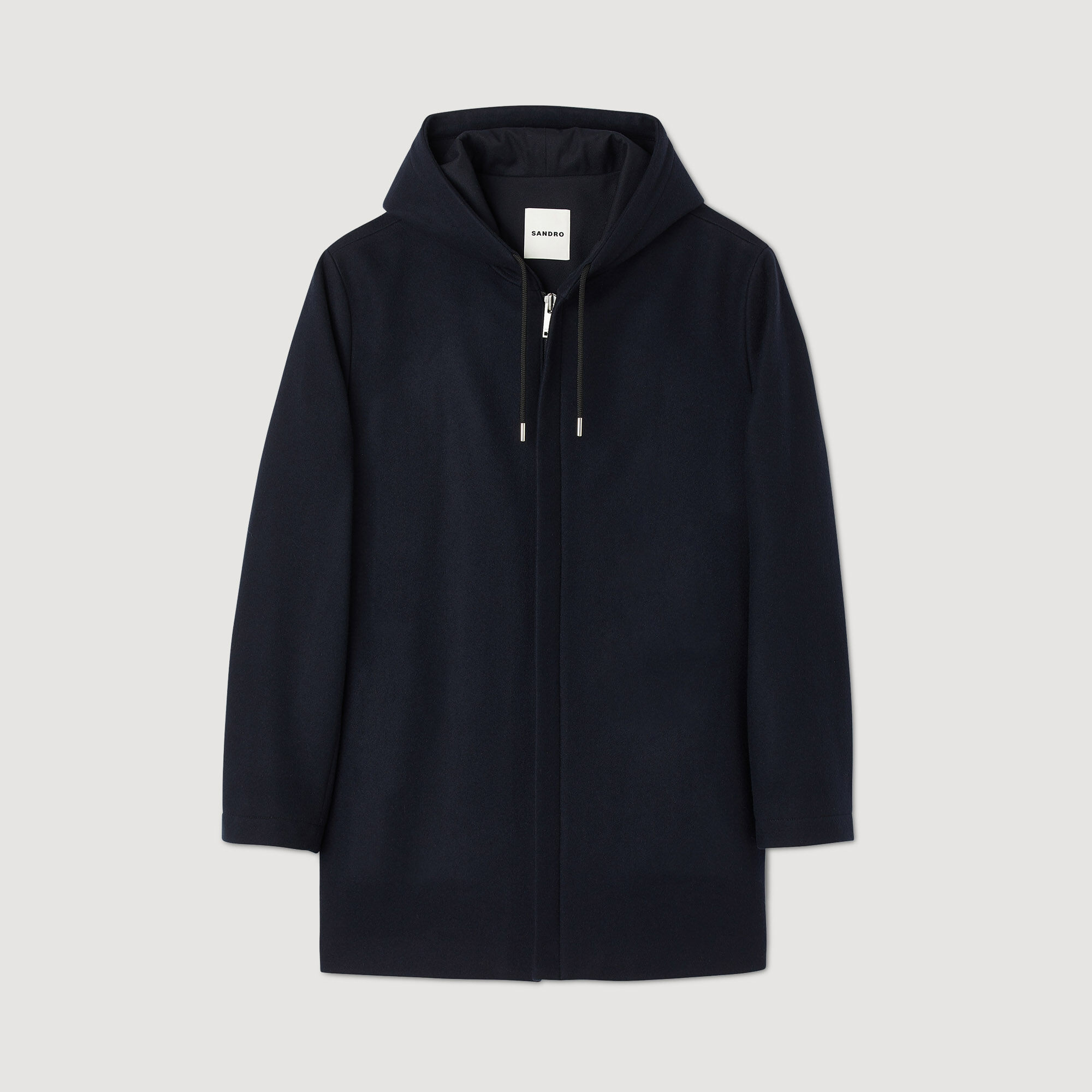 Sandro hooded outlet coat