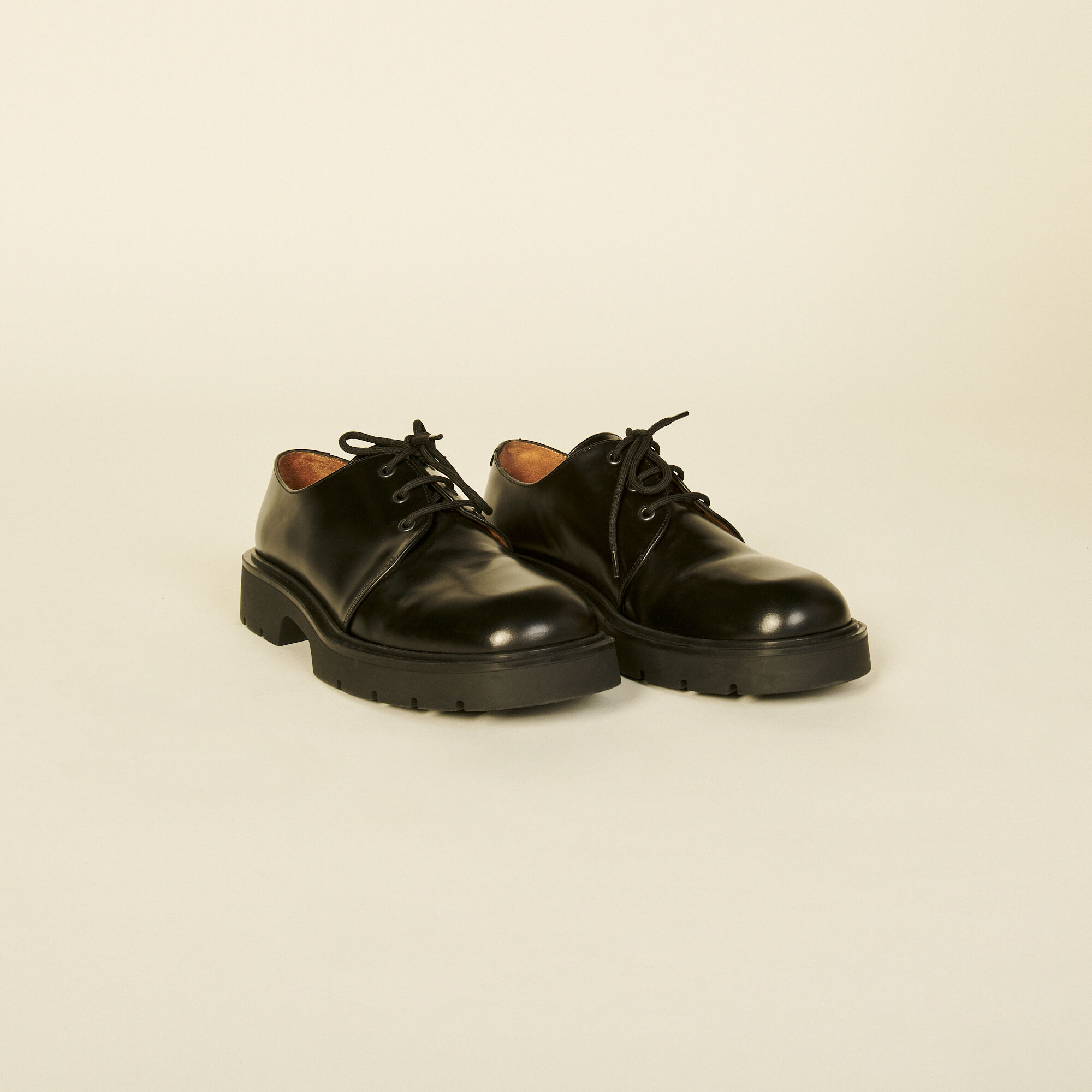 Derby shoes with chunky soles