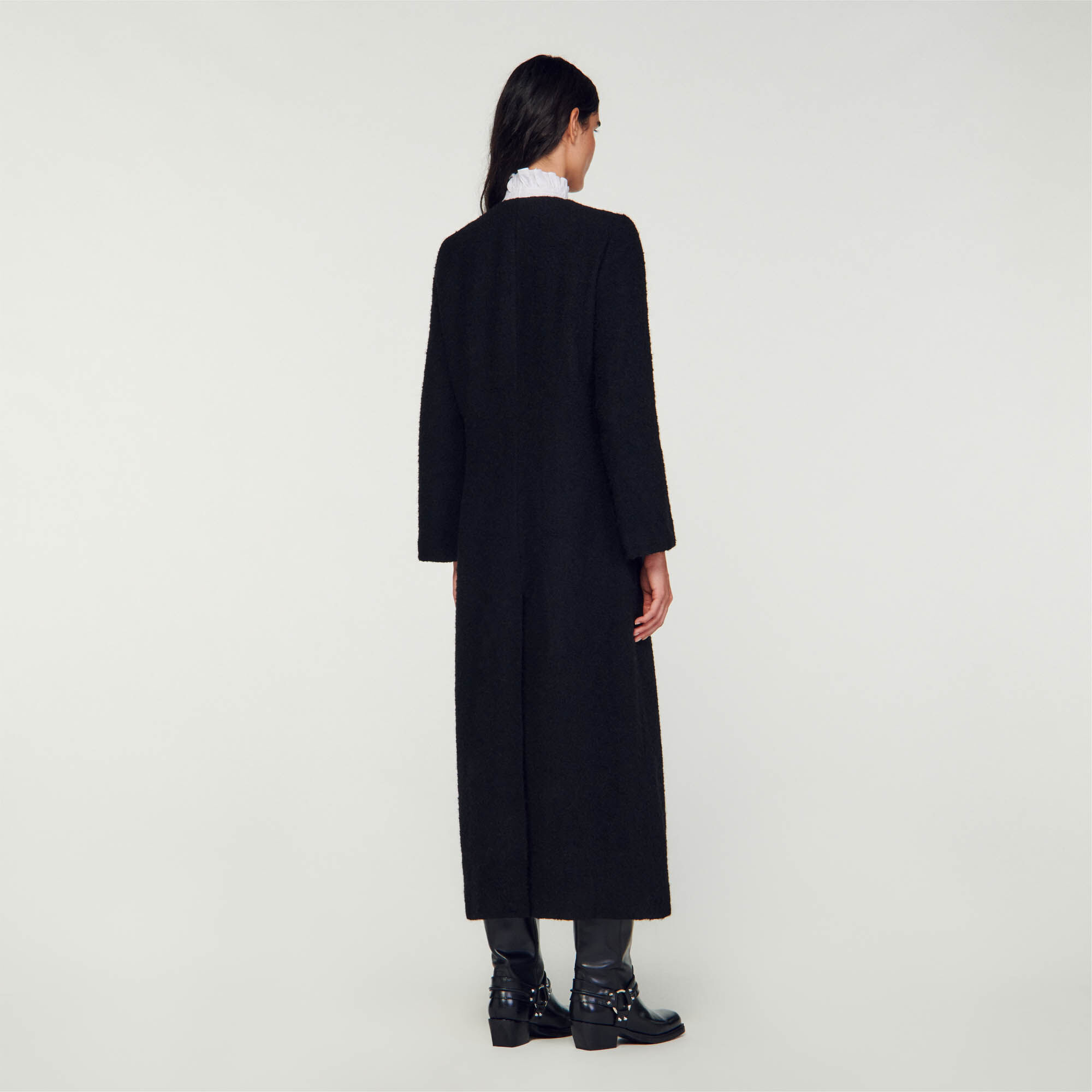 Long length hotsell black coat