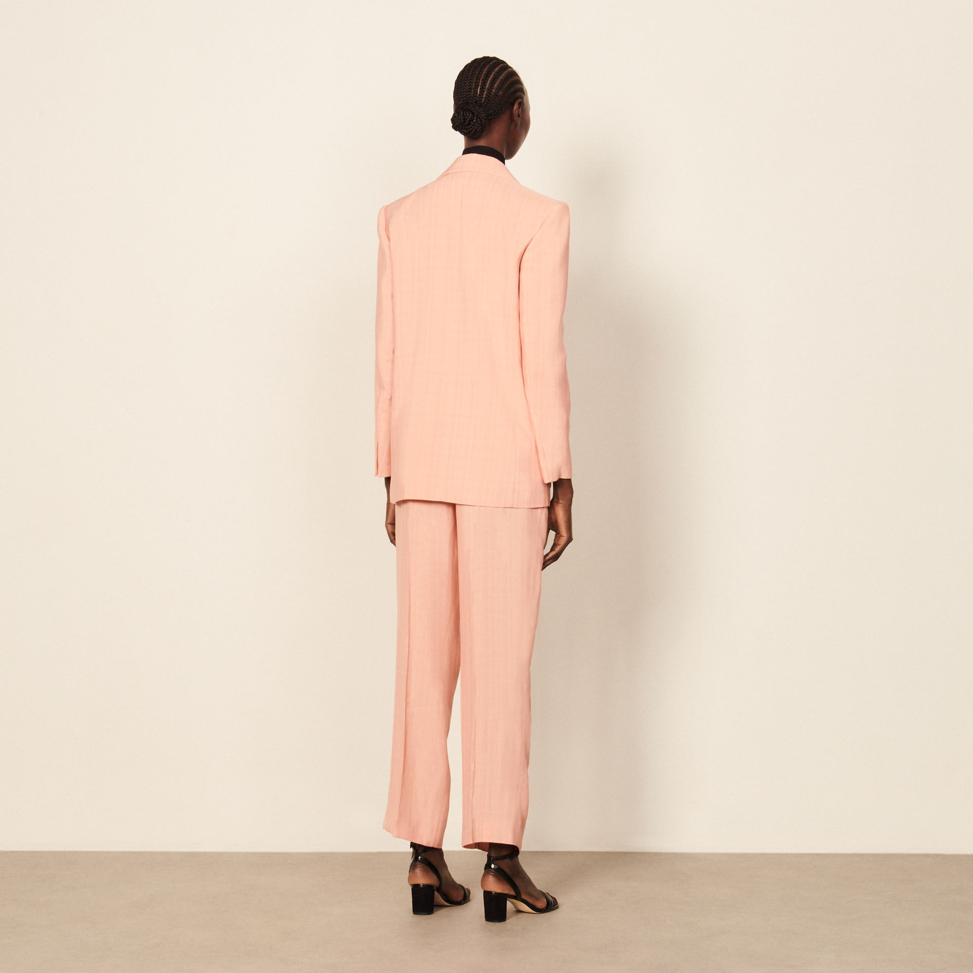Tailleur rose 2025 poudré