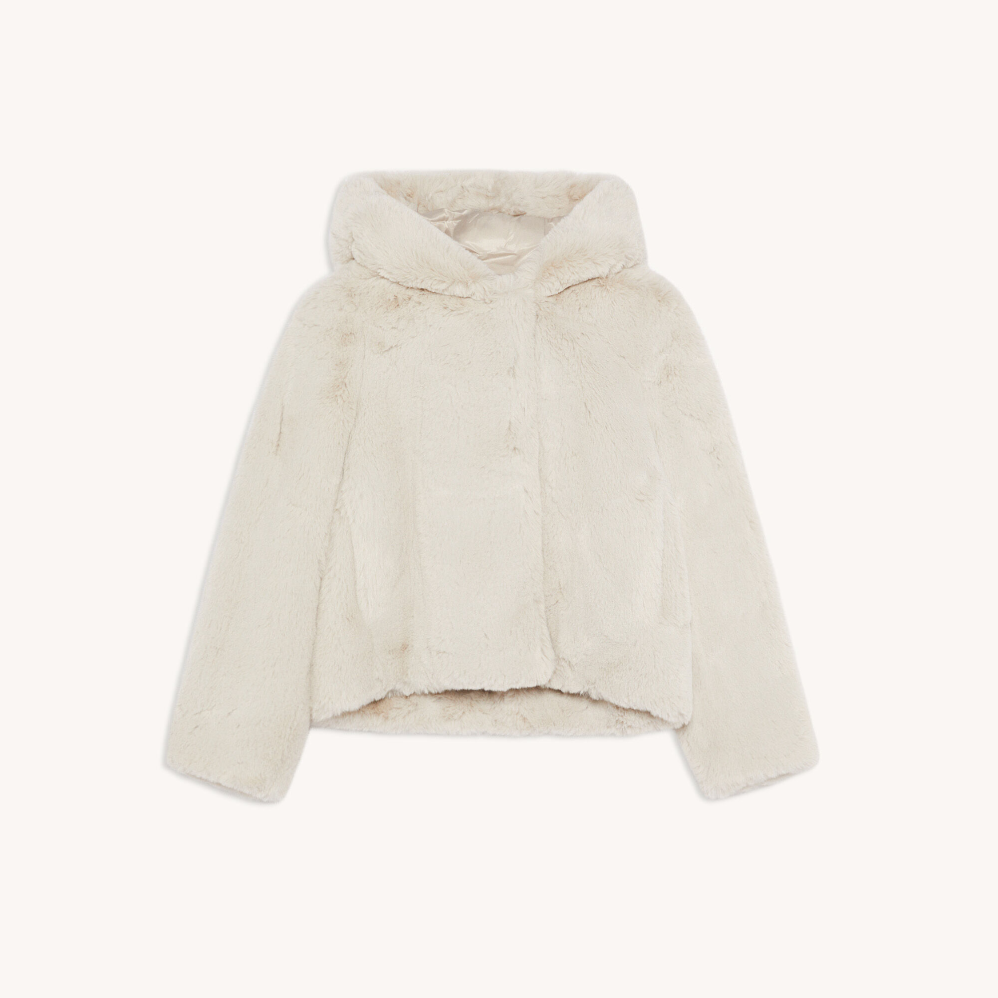 sandro fur hood coat