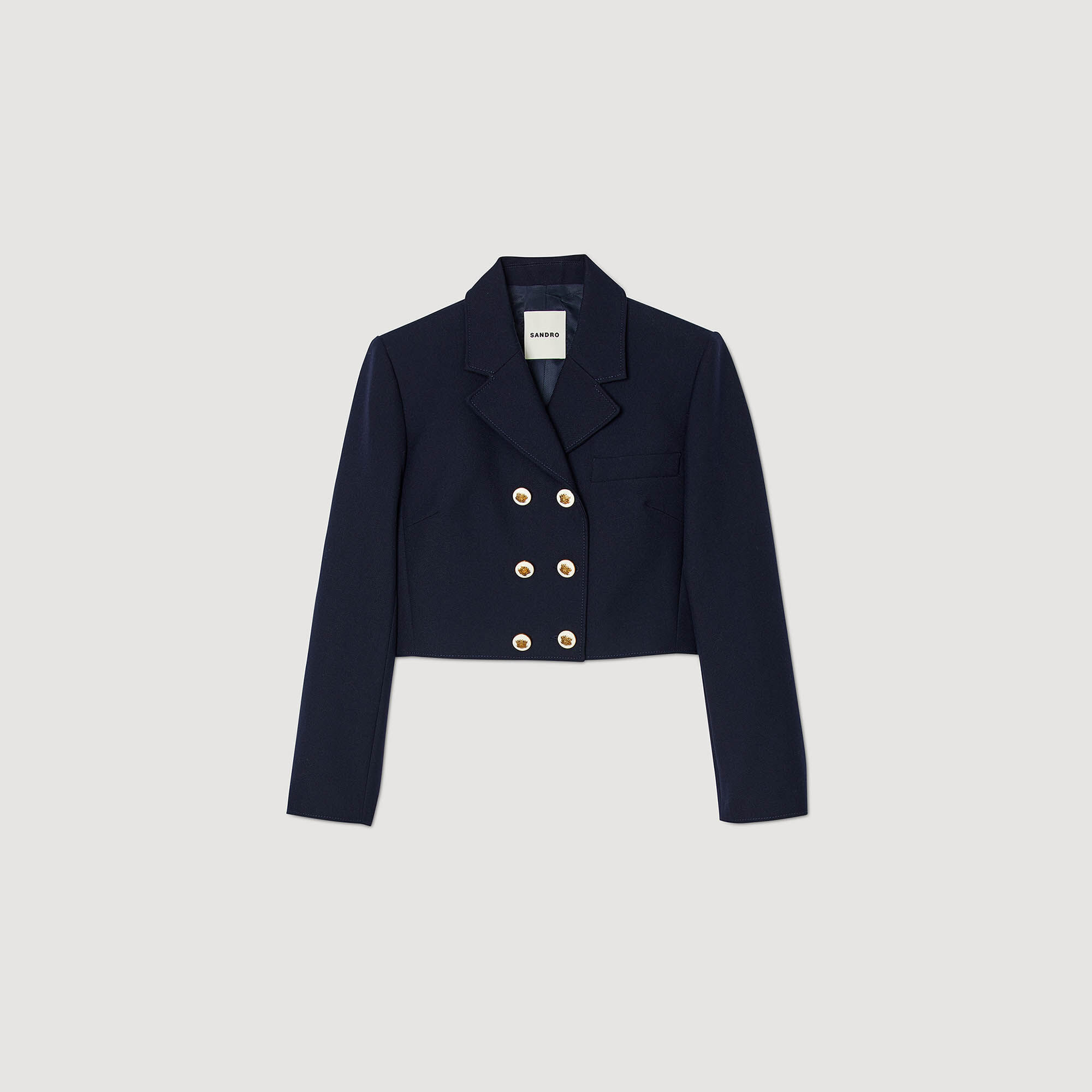 Short double breasted jacket Blazers Jackets Sandro paris
