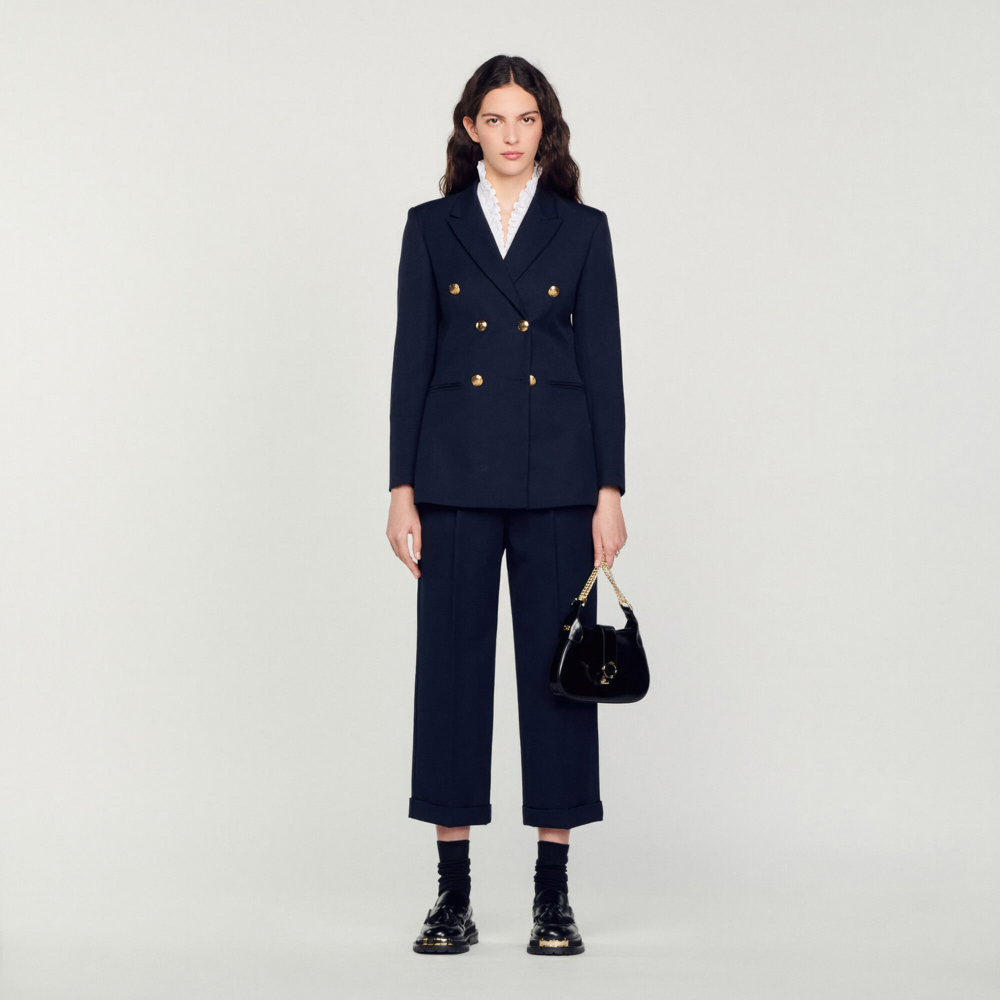 Sandro cheap blue blazer
