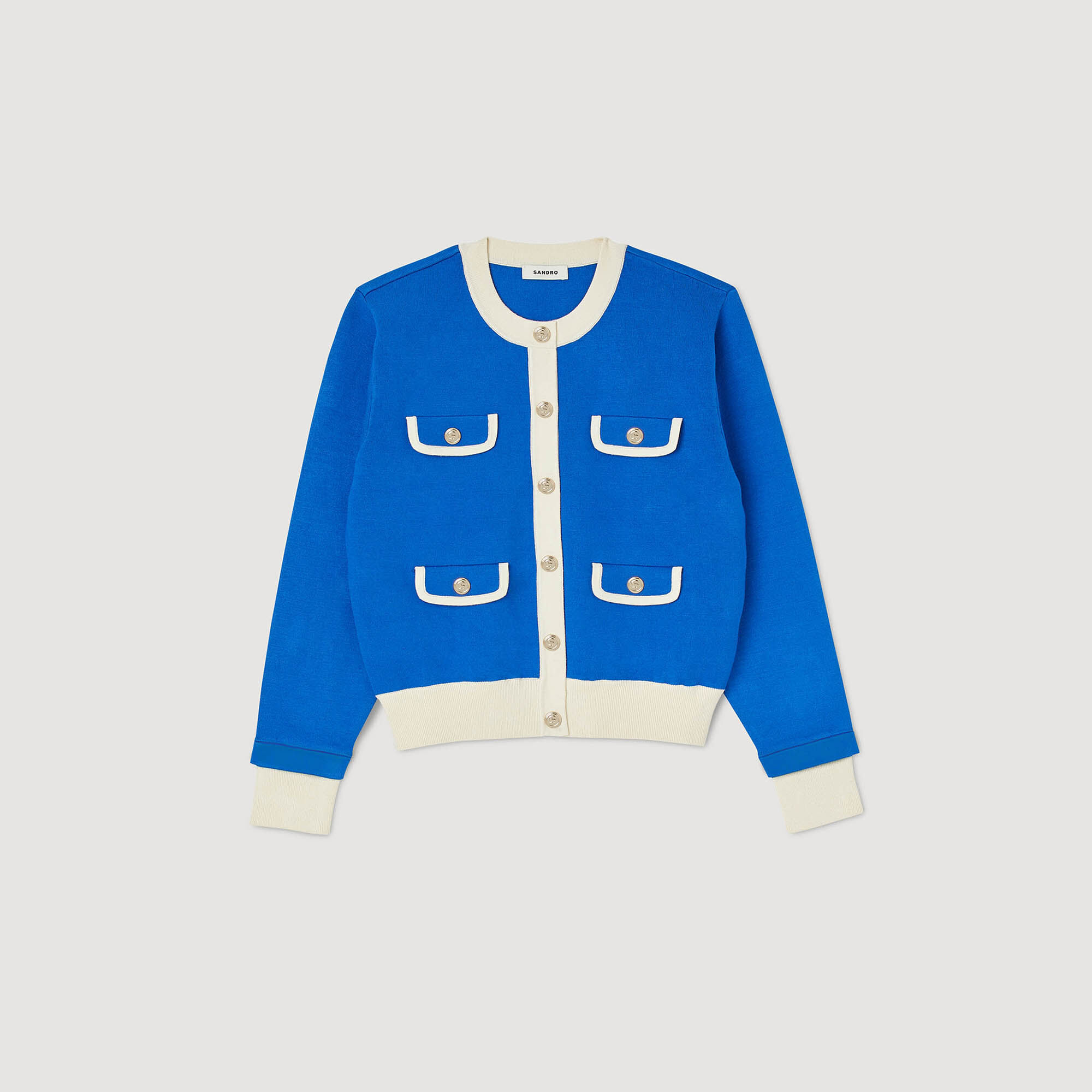 Sandro sales blue cardigan
