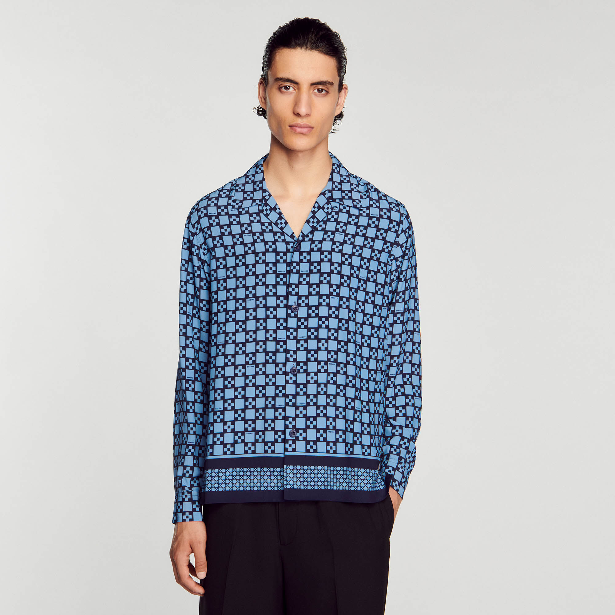 Square Cross shirt Shirts Sandro paris