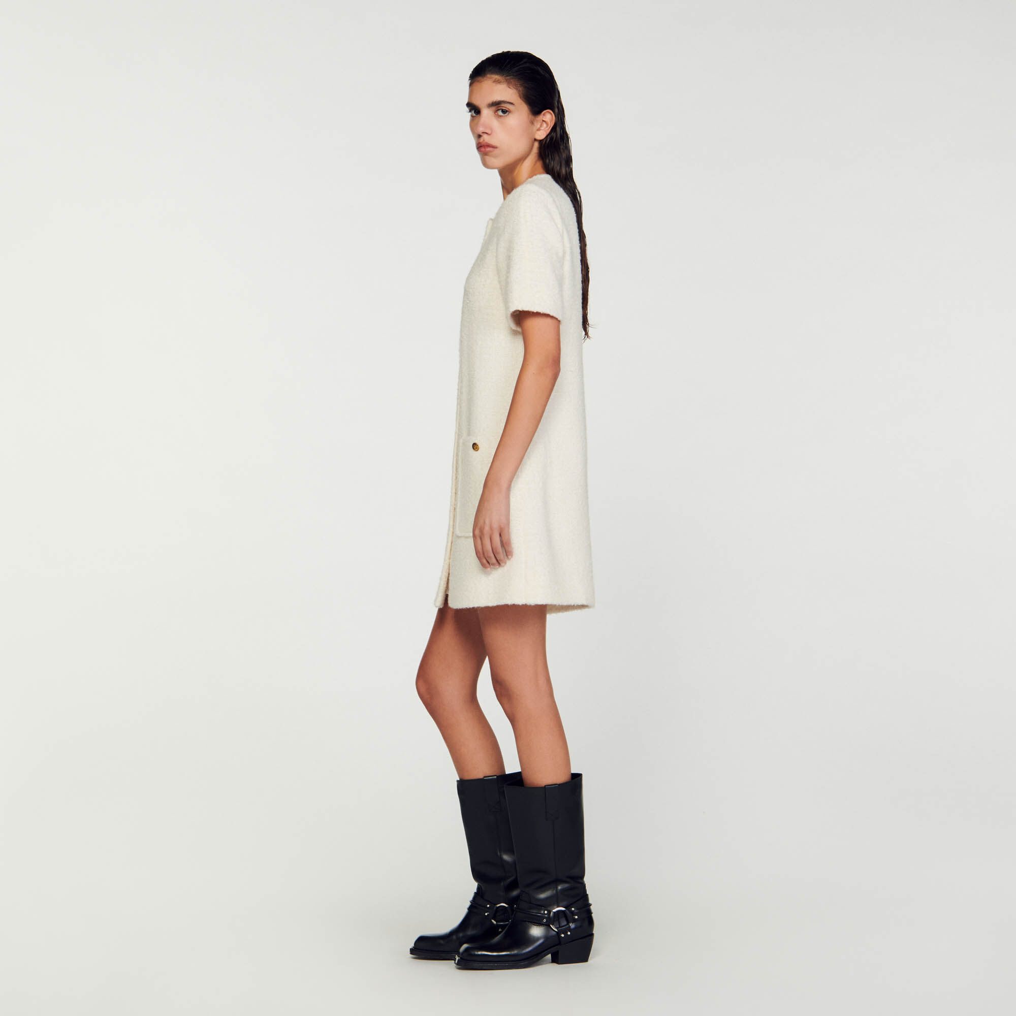 Short tweed dress Dresses Sandro paris