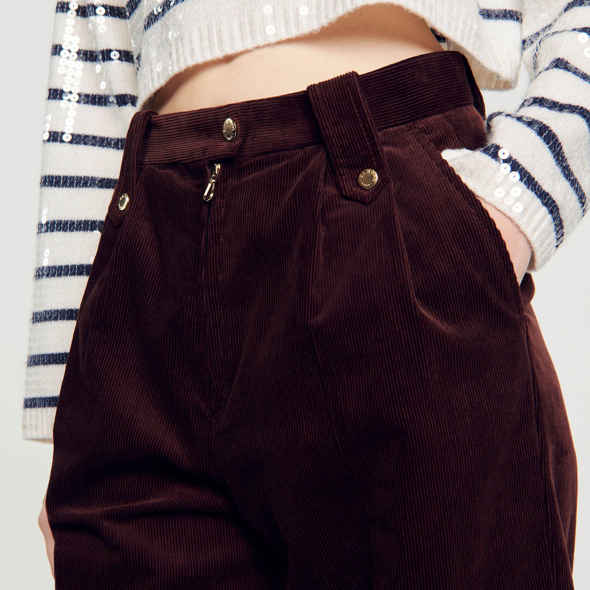 Velvet cargo outlet pants