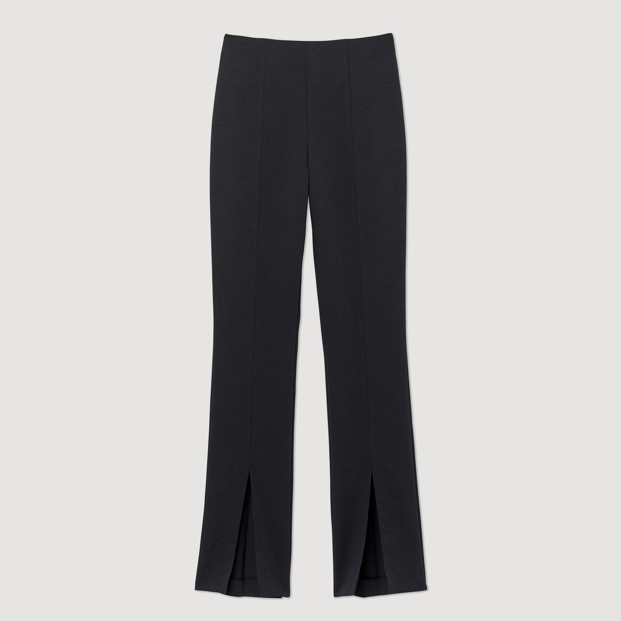 Flared trousers  BlackPatterned  Ladies  HM IN