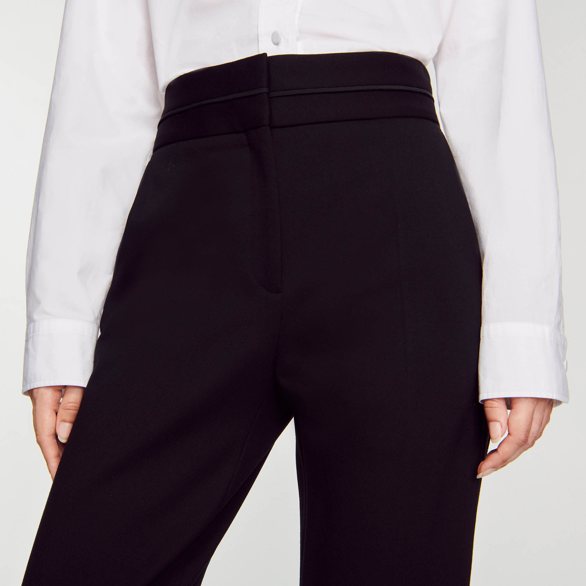 Casual suit pants women's new high waist Skinny Slack Black Pants Office  wear Business Professional for women's | Lazada PH