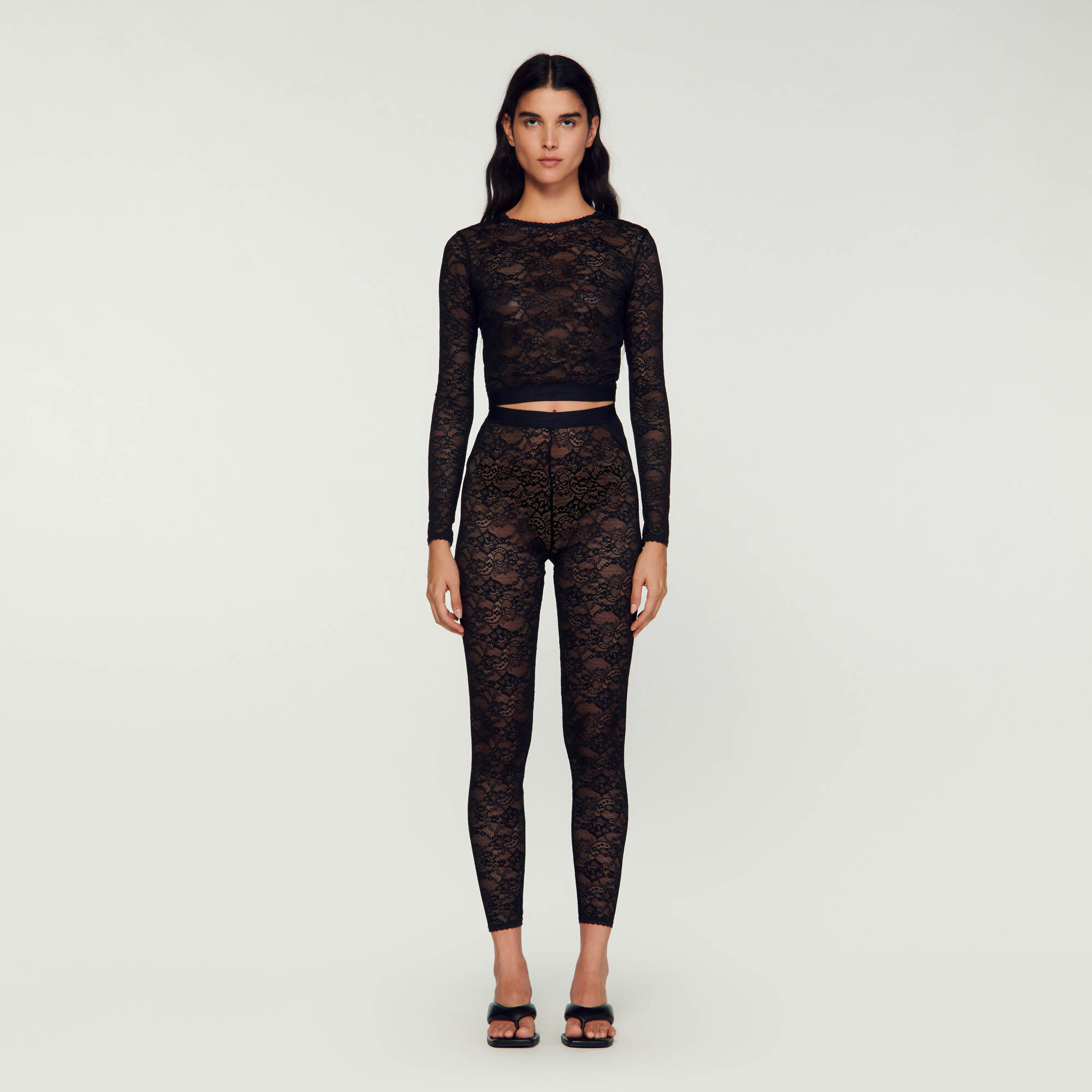 Legging en dentelle