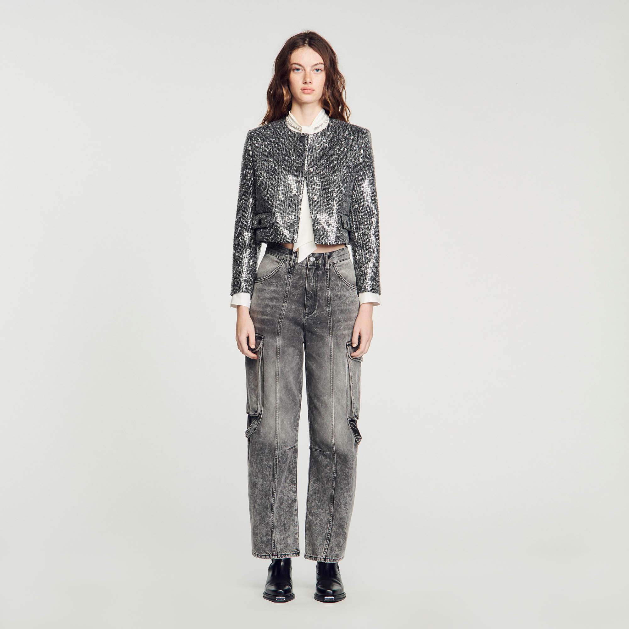 Jean délavé femme zara deals