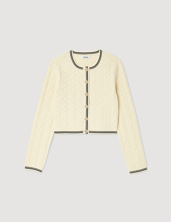 Compact Knit Cropped Cardigan - Ready to Wear