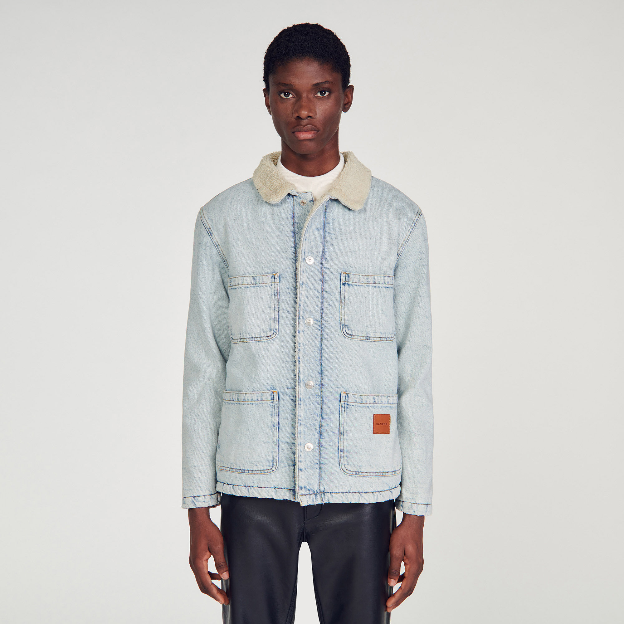 Veste jeans sandro deals