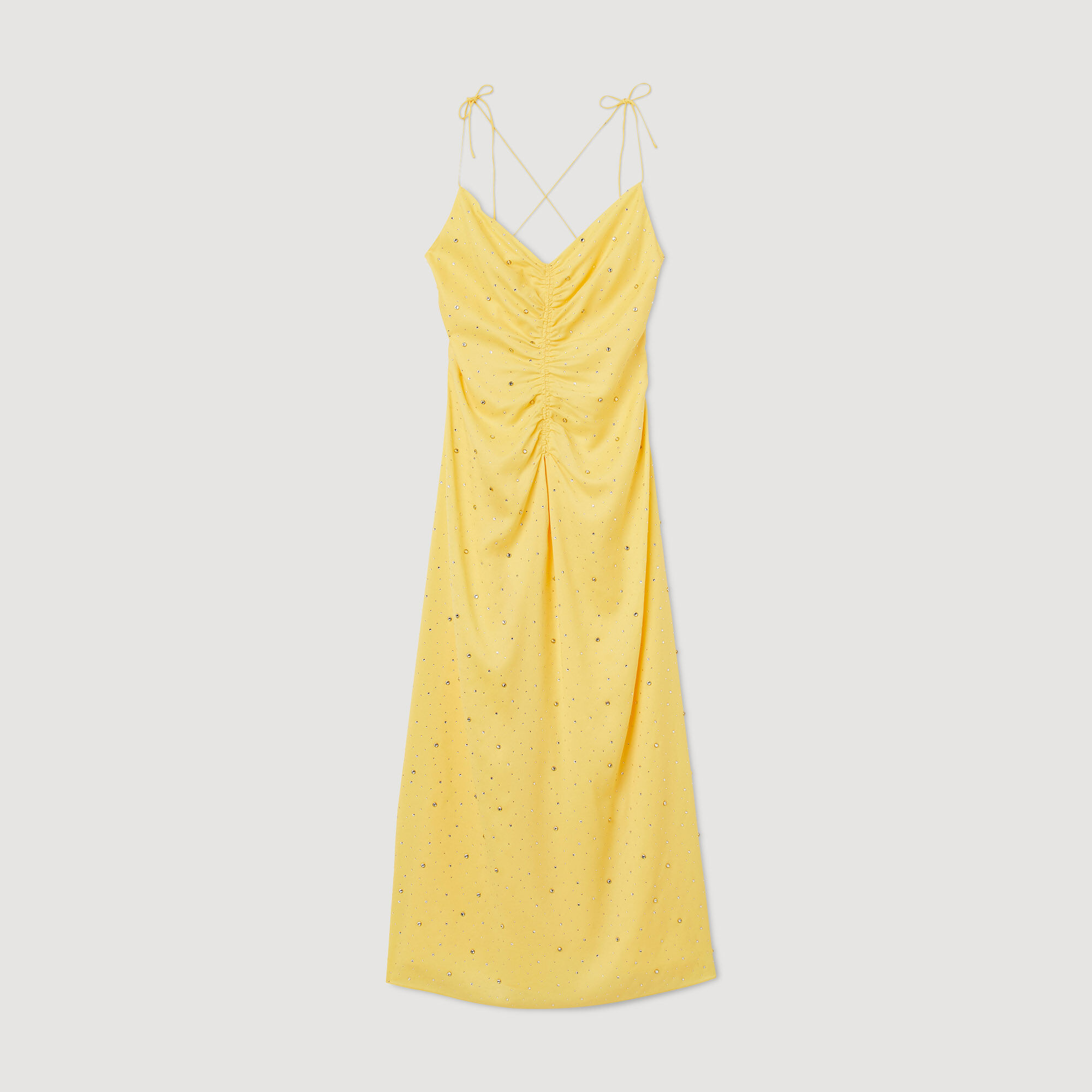 Robe sandro jaune deals
