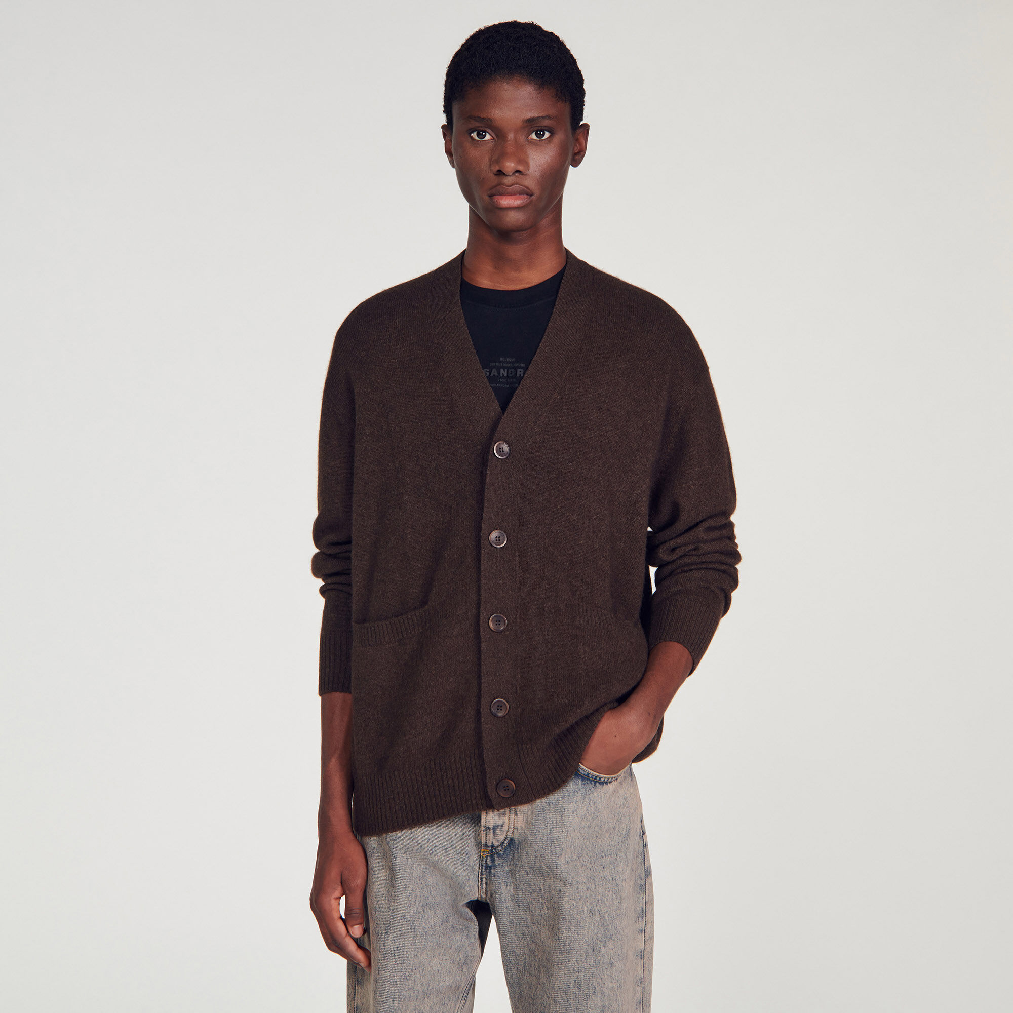 Cardigan sandro homme clearance