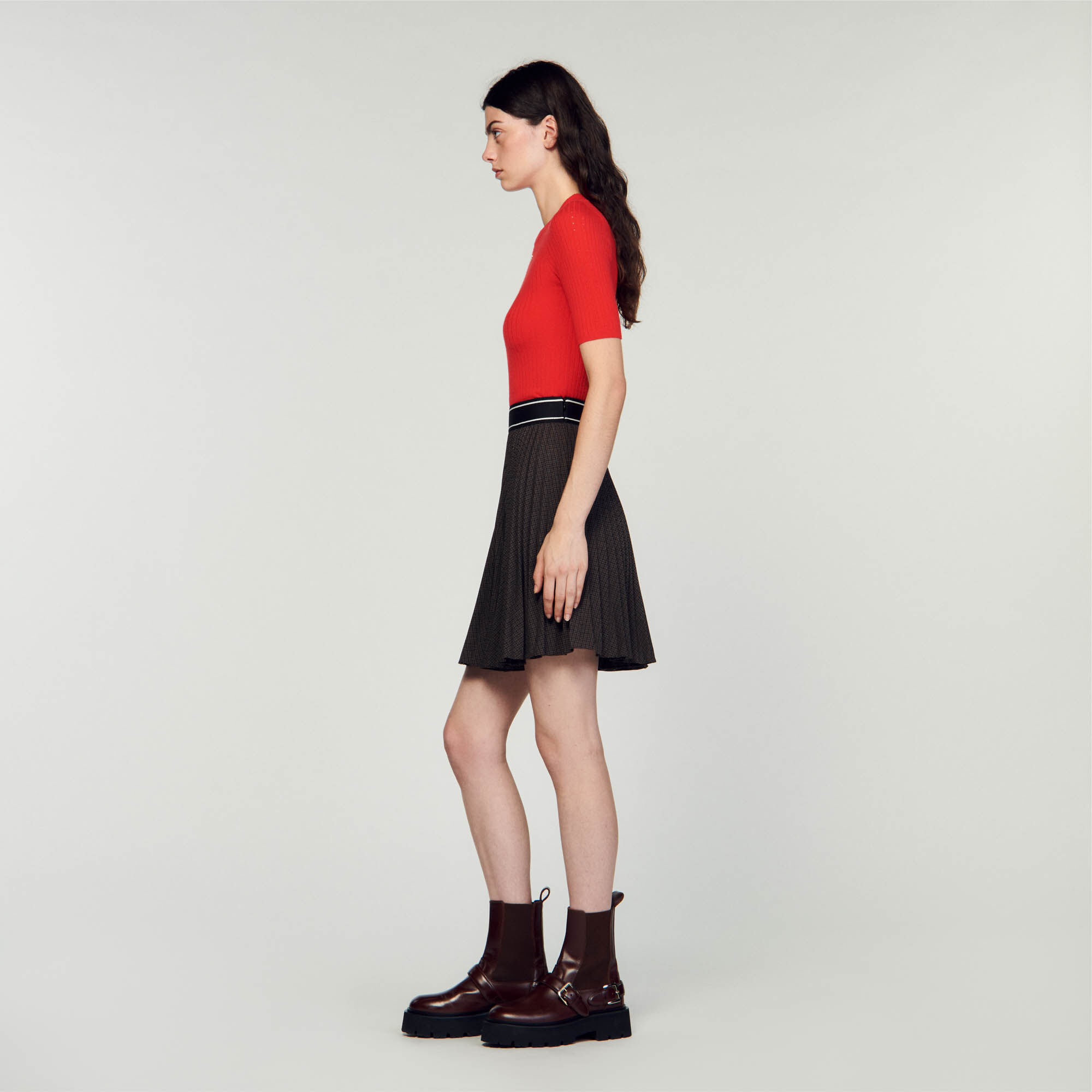 Jupe pliss e Jupes Shorts Sandro paris