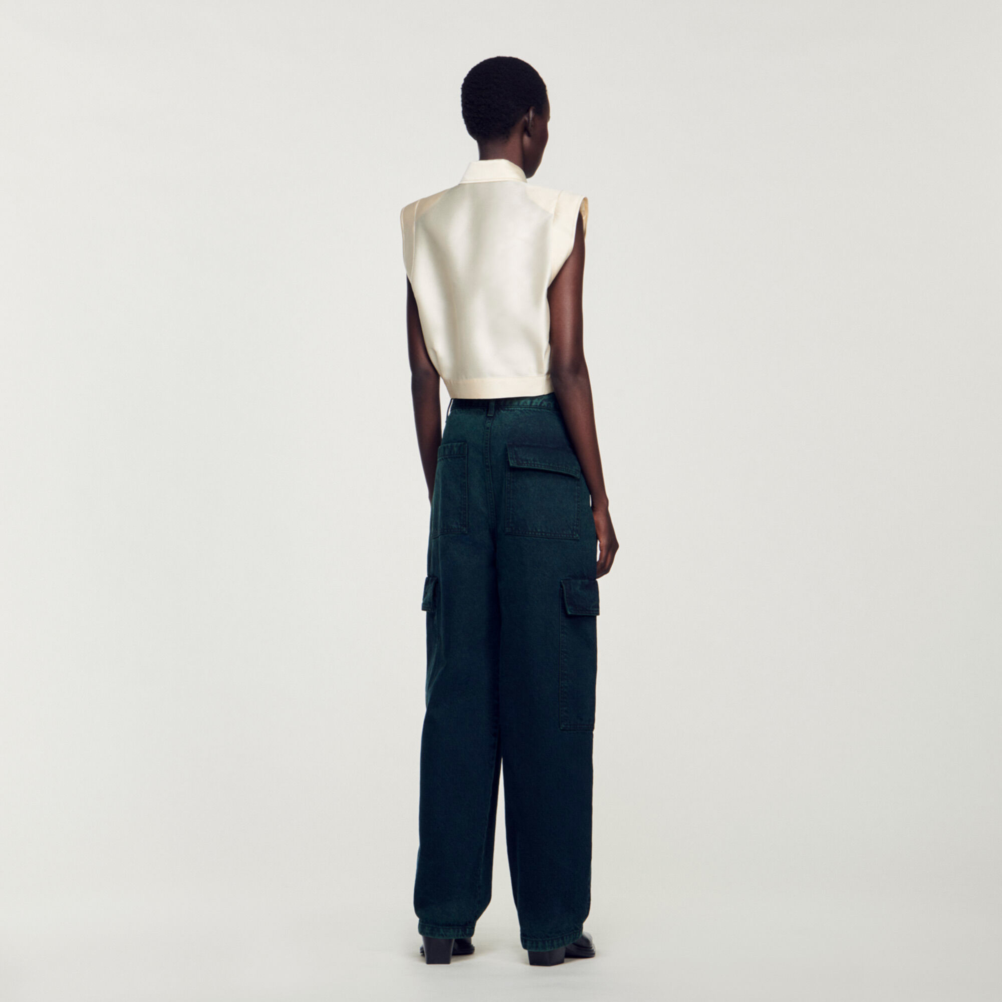 Oversized cargo jeans Jeans Sandro paris