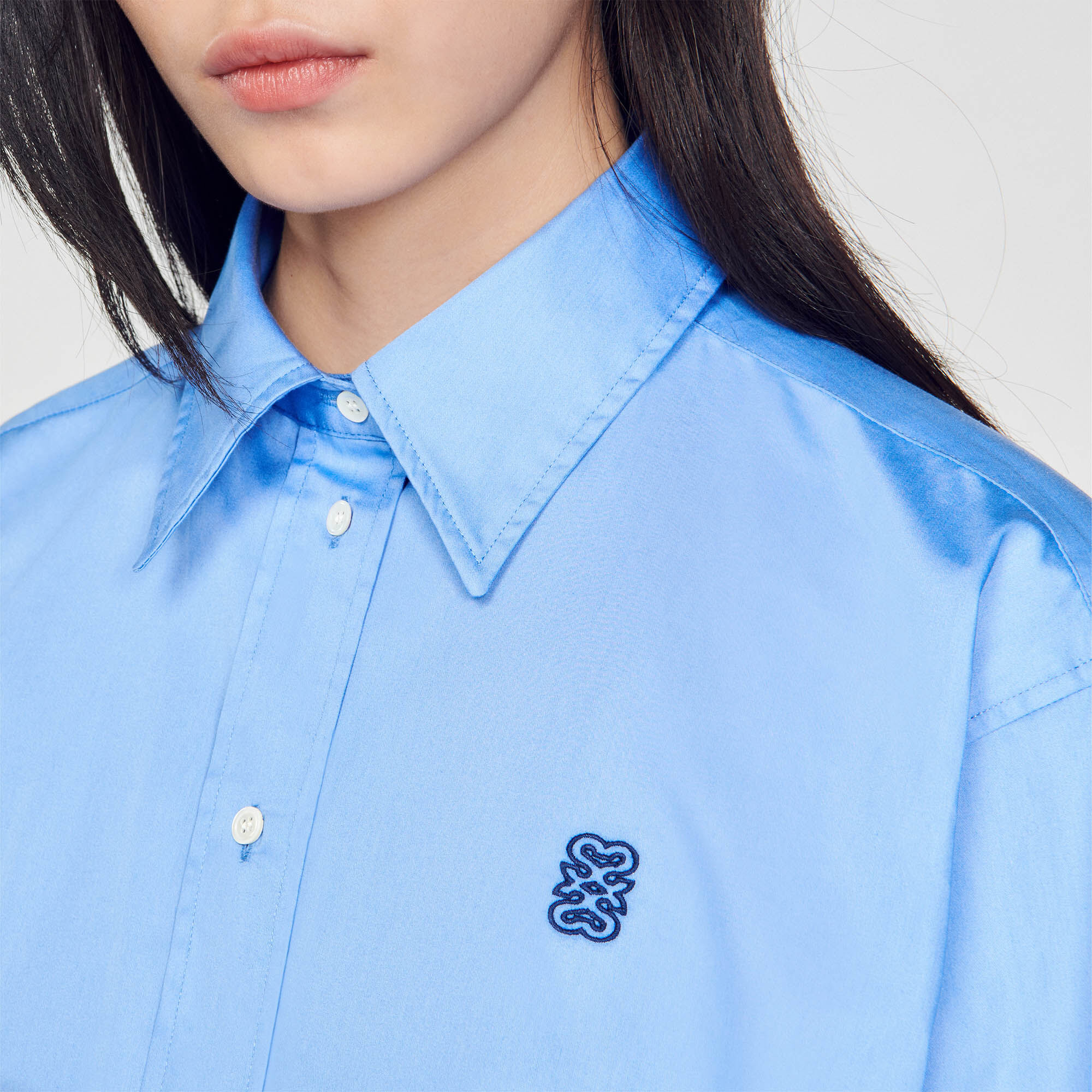 Chemise bleu 2025 sandro femme