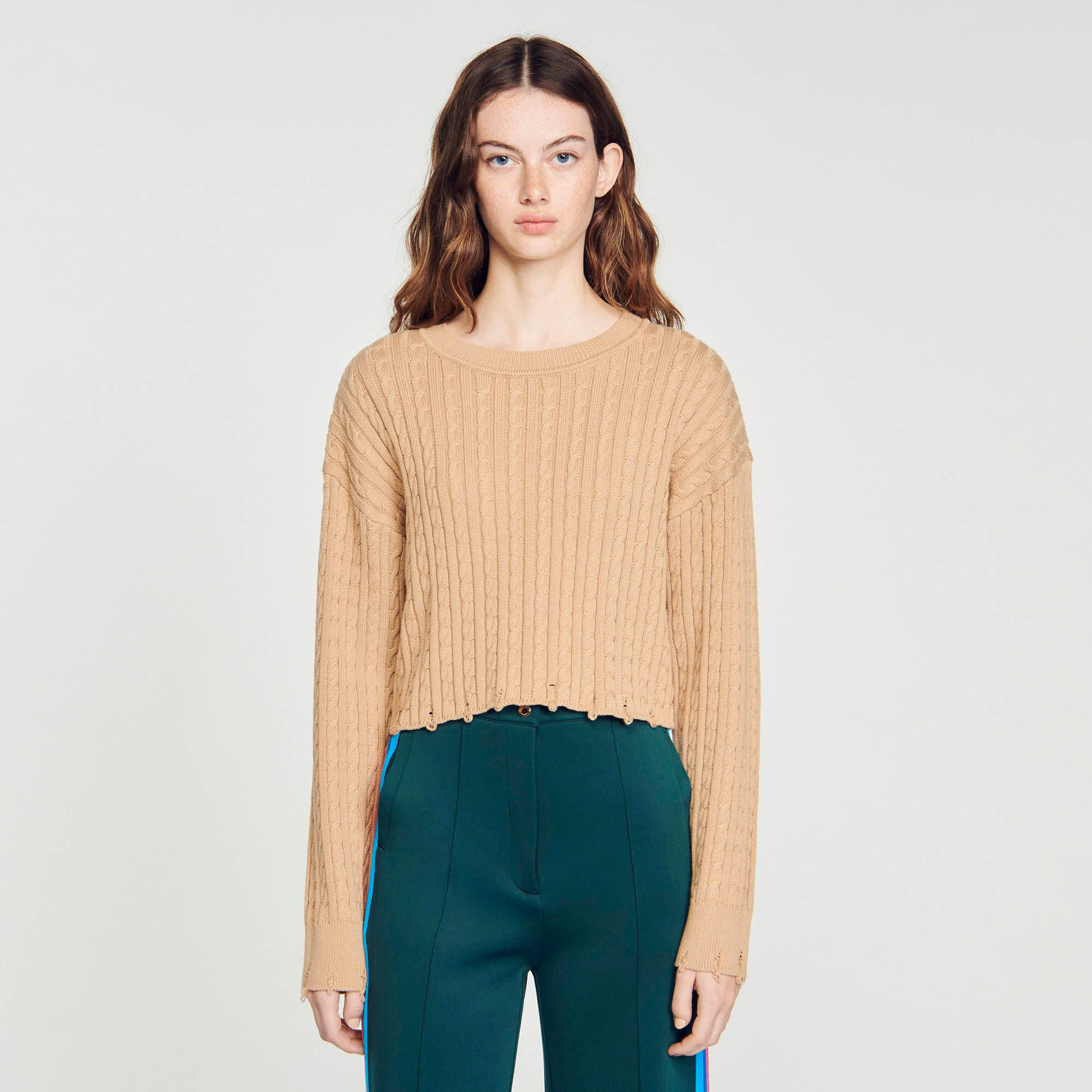 Pull court oversize hotsell femme