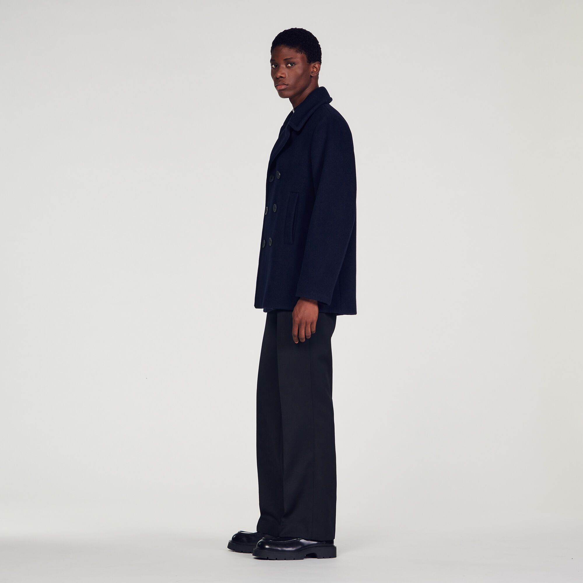 Uniqlo mens outlet pea coat