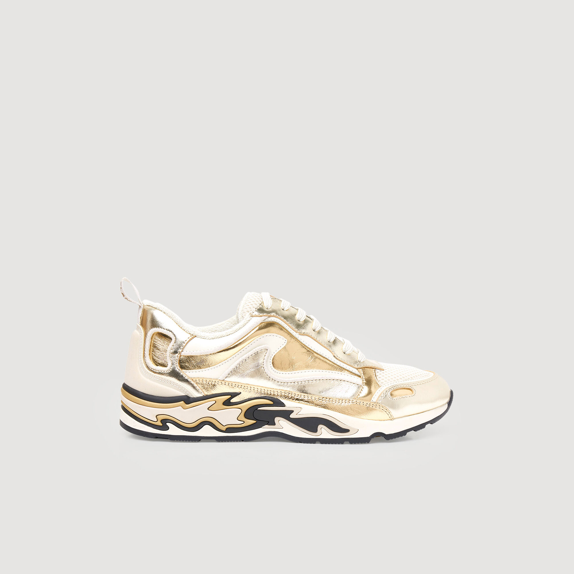 Sandro paris cheap white sneakers