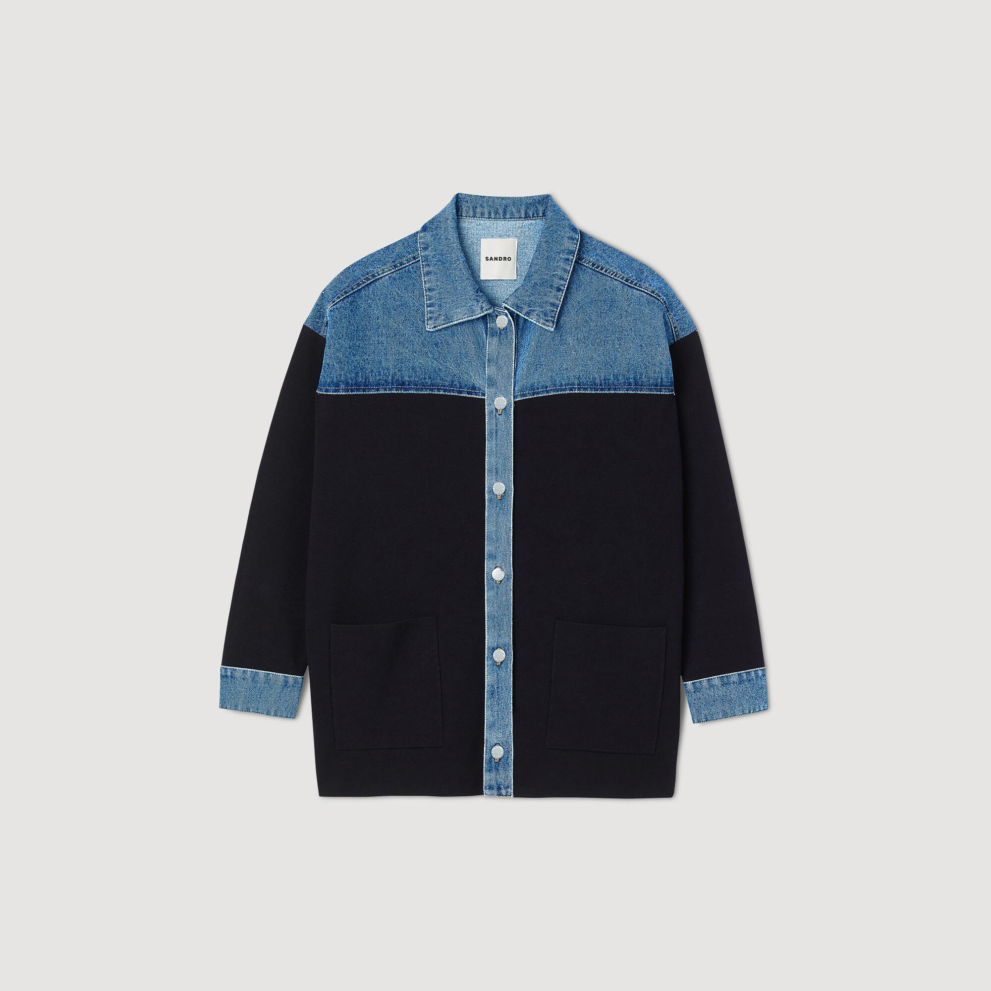 Sandro tailored jacket style cardigan clearance