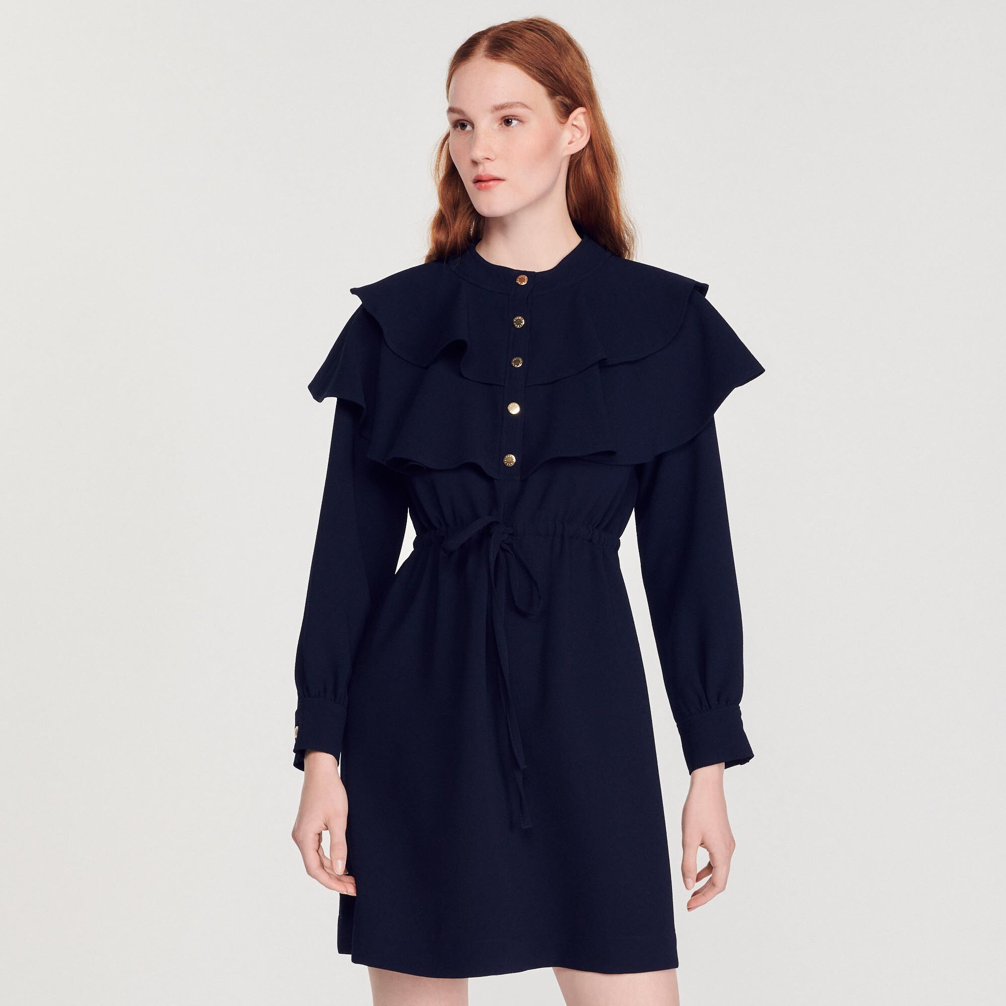 Sandro hot sale navy dress