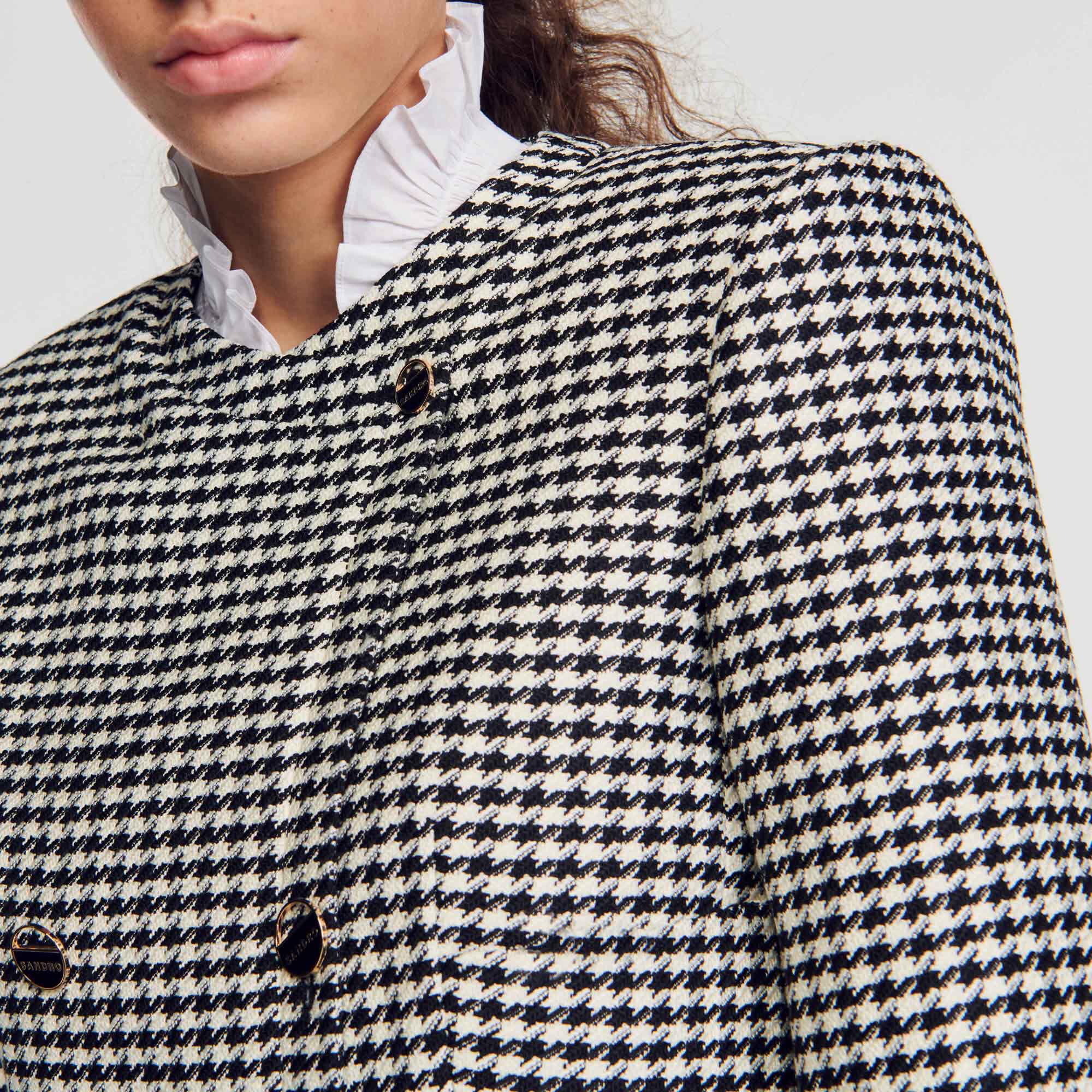 Houndstooth jacket cheap