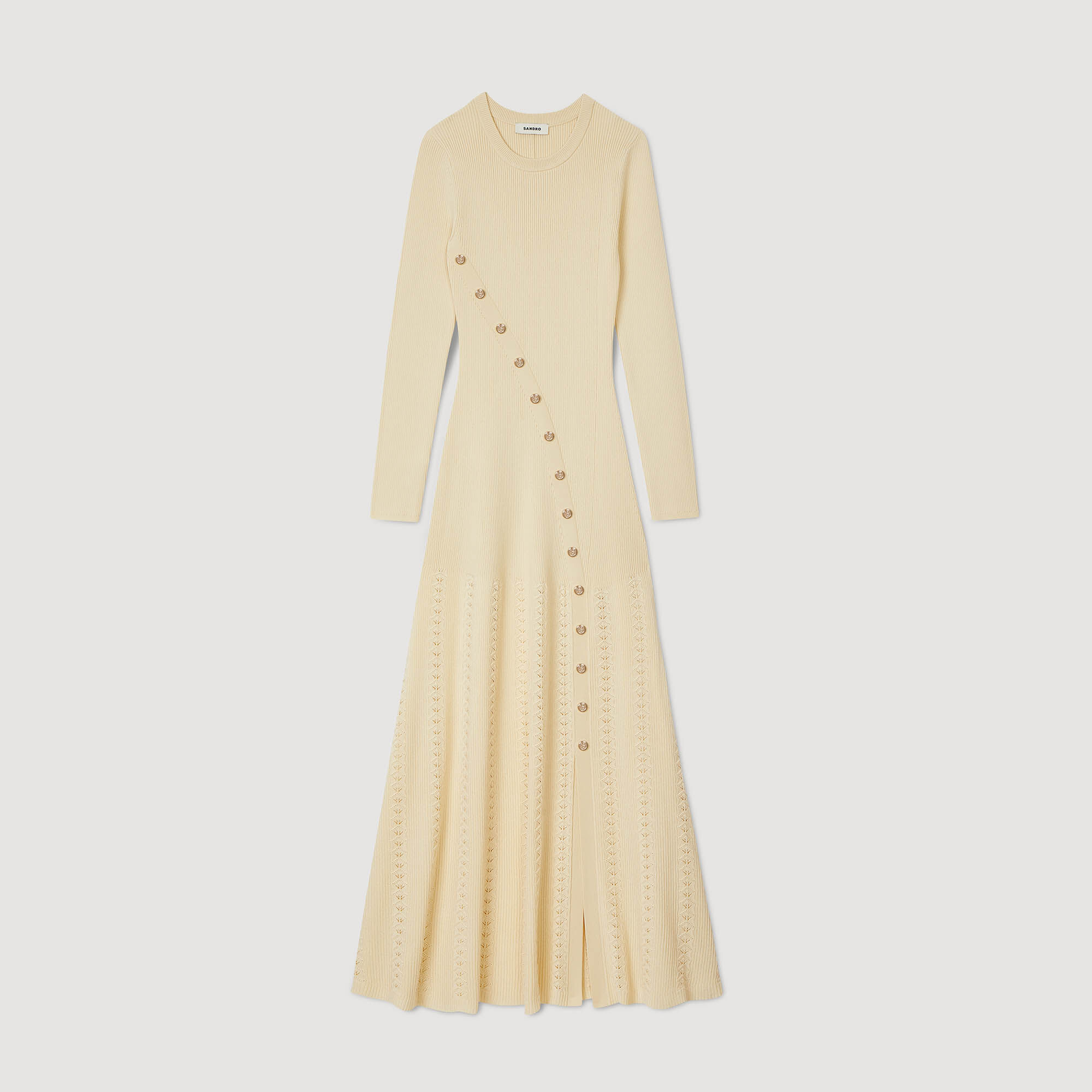 Robe sandro deals beige