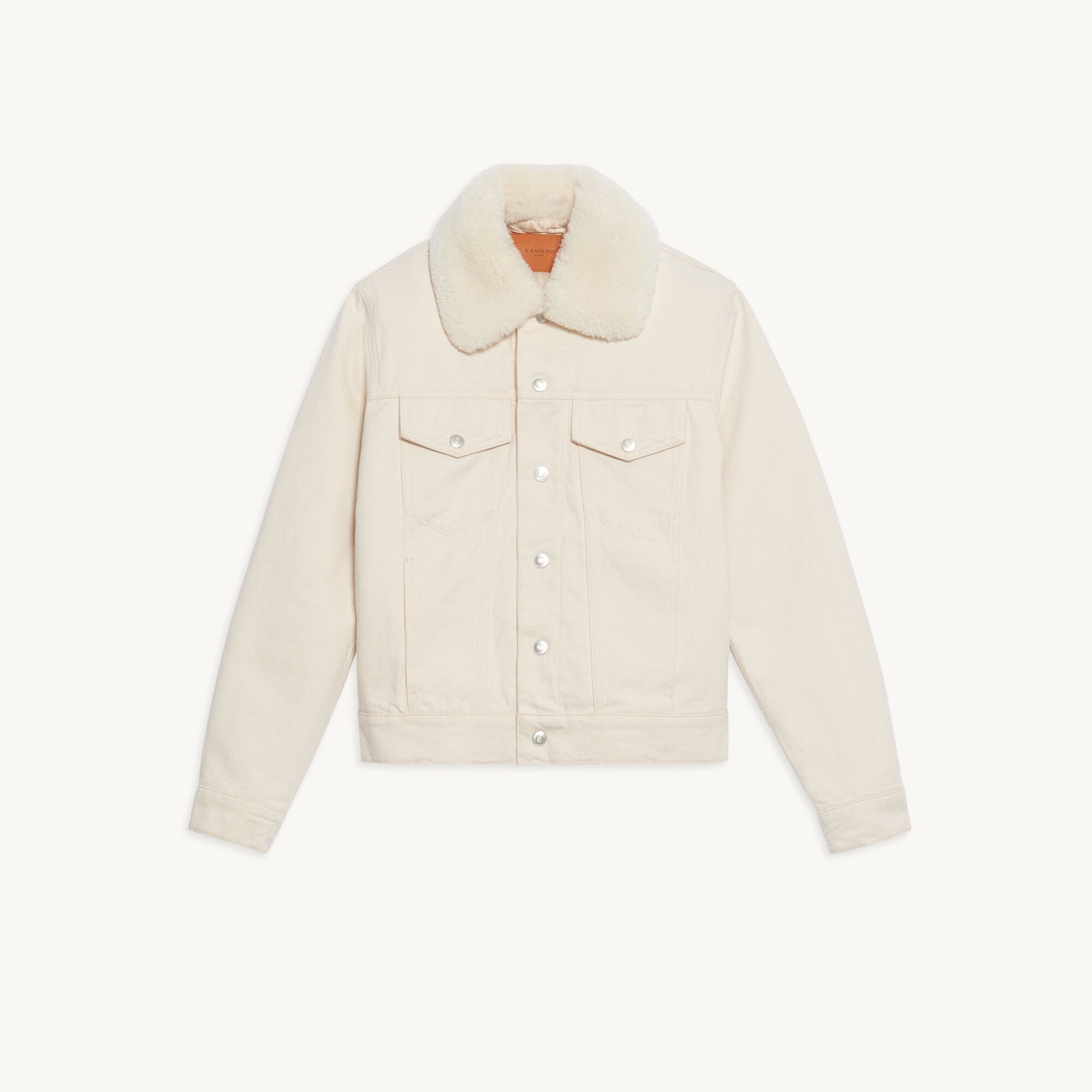Sandro sherpa jacket store