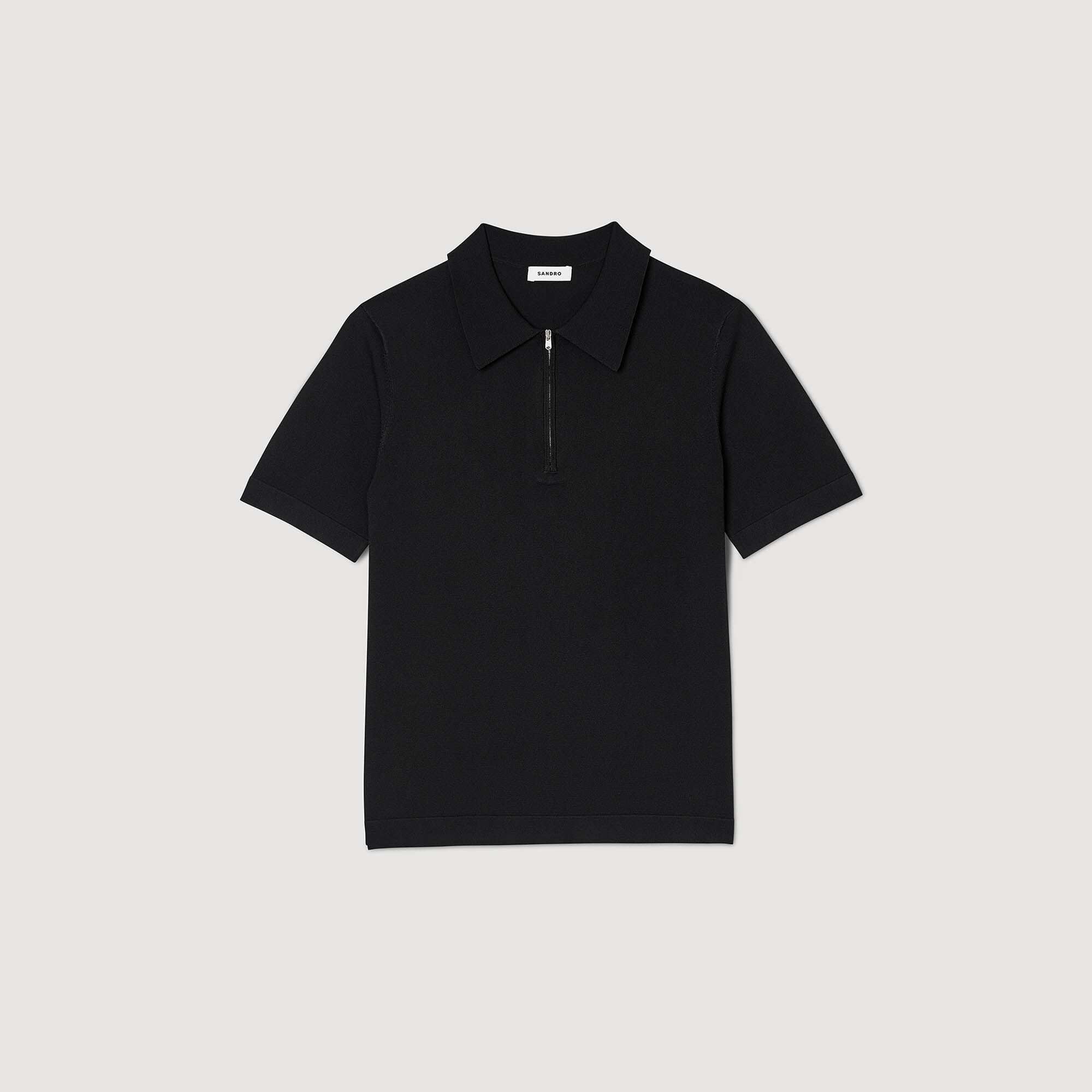 Black polo sales white collar