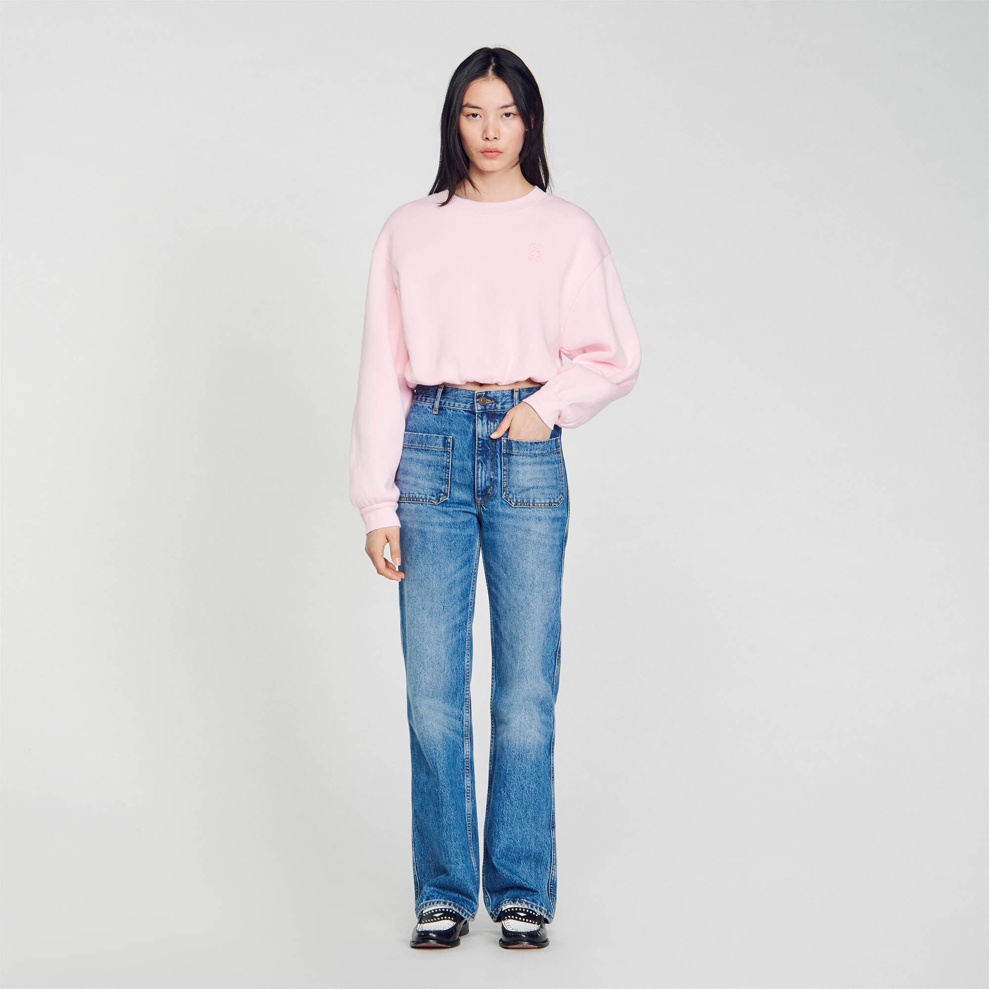 Sweat sandro store femme leopard