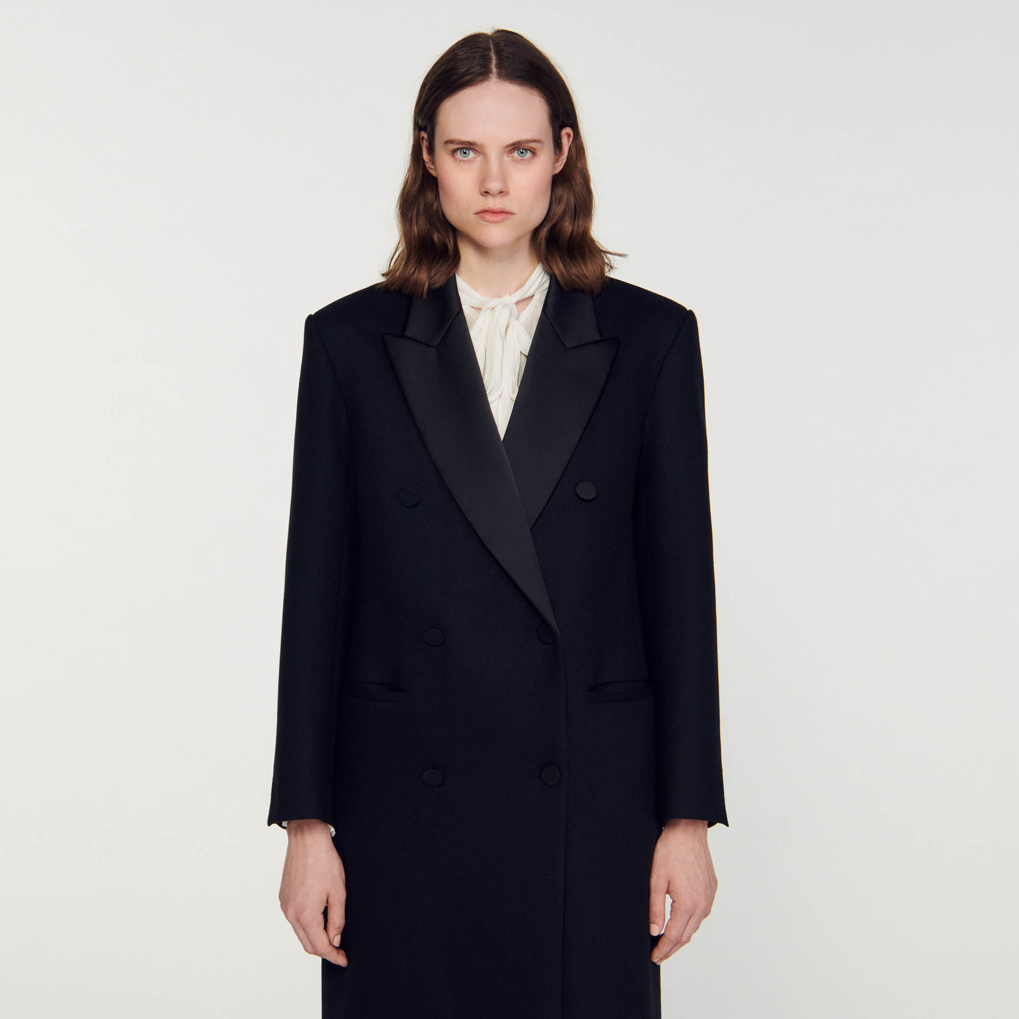 Long coat - Coats - Sandro-paris.com
