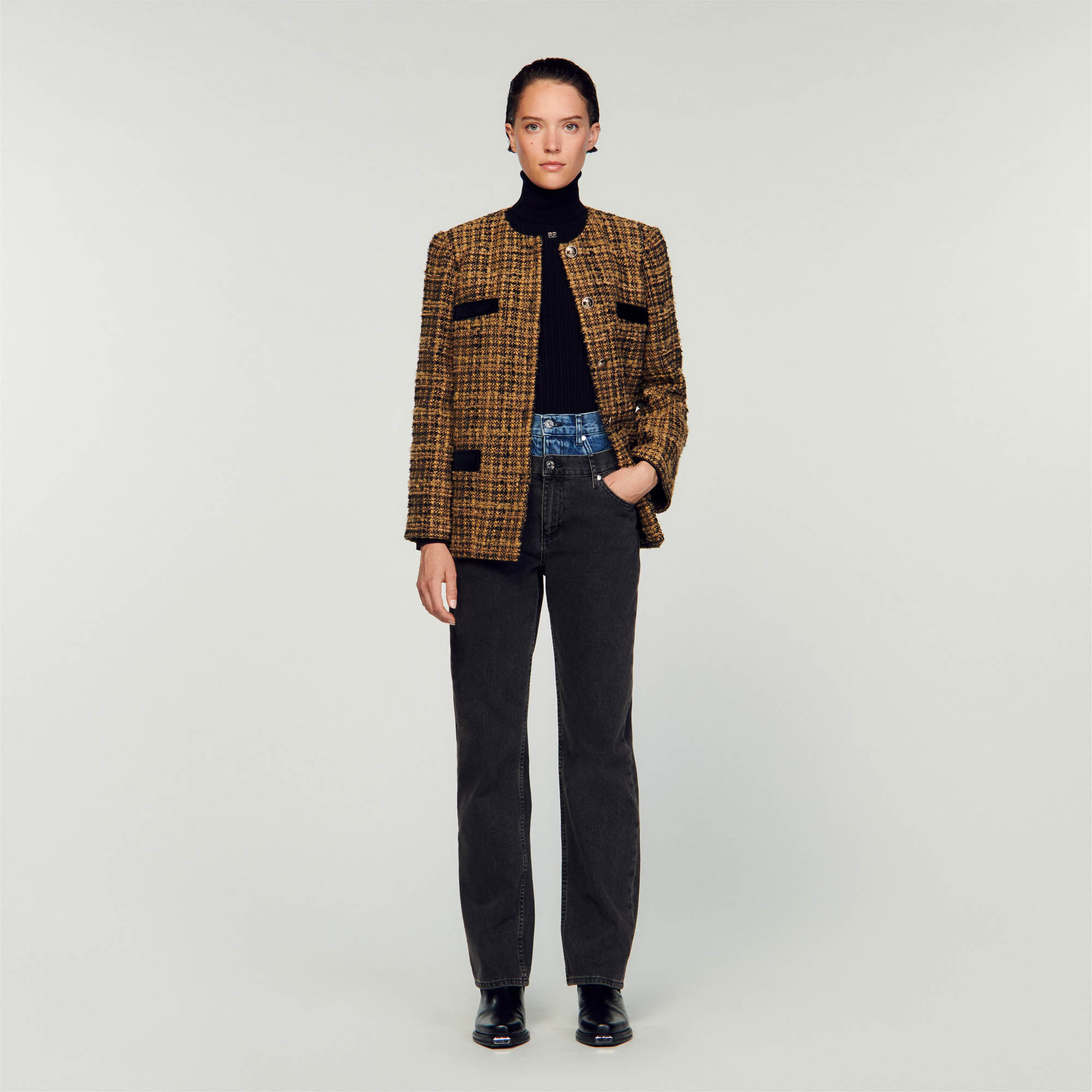 Buy Coterie Bouclé Tweed Jacket online - Etcetera