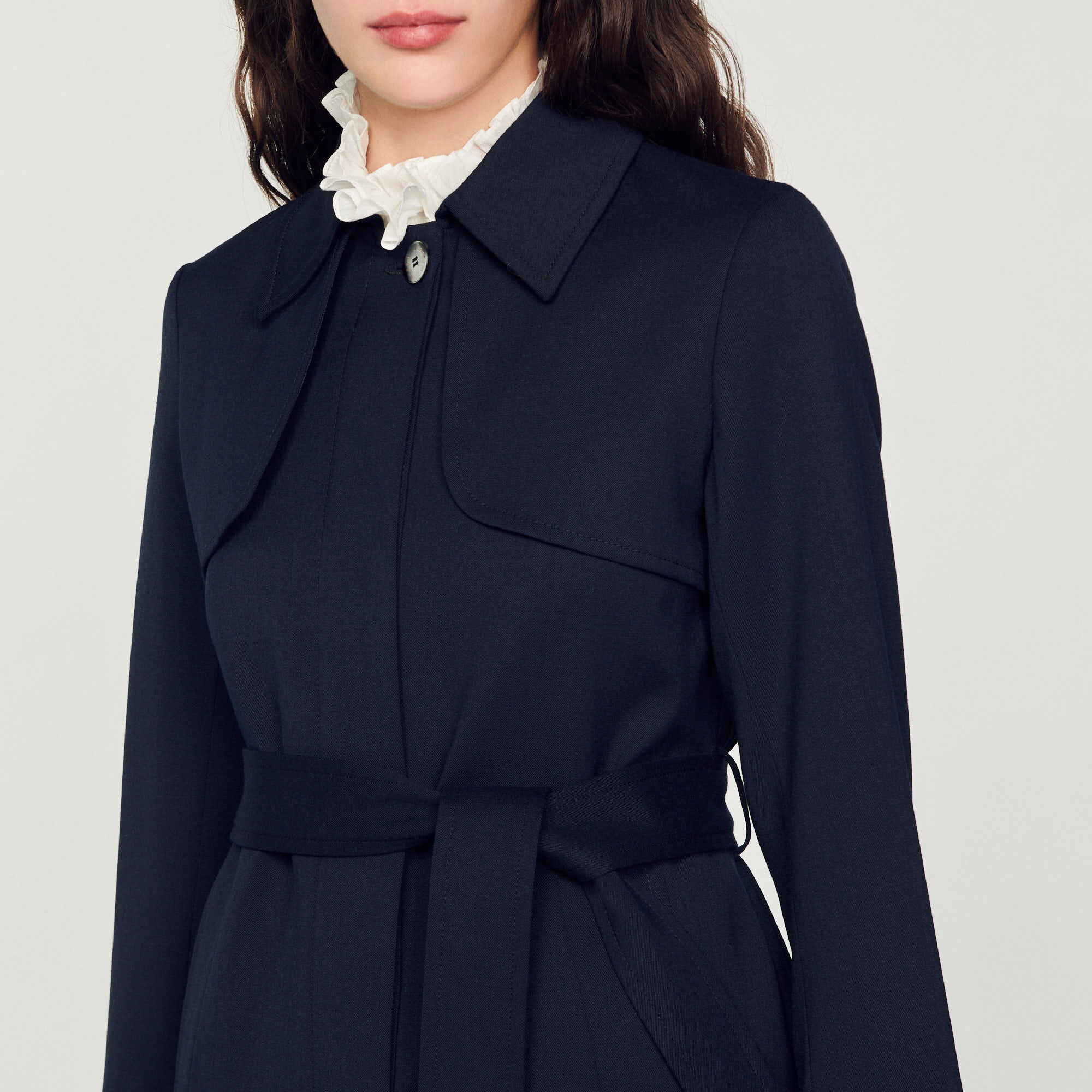 Sandro on sale trench femme