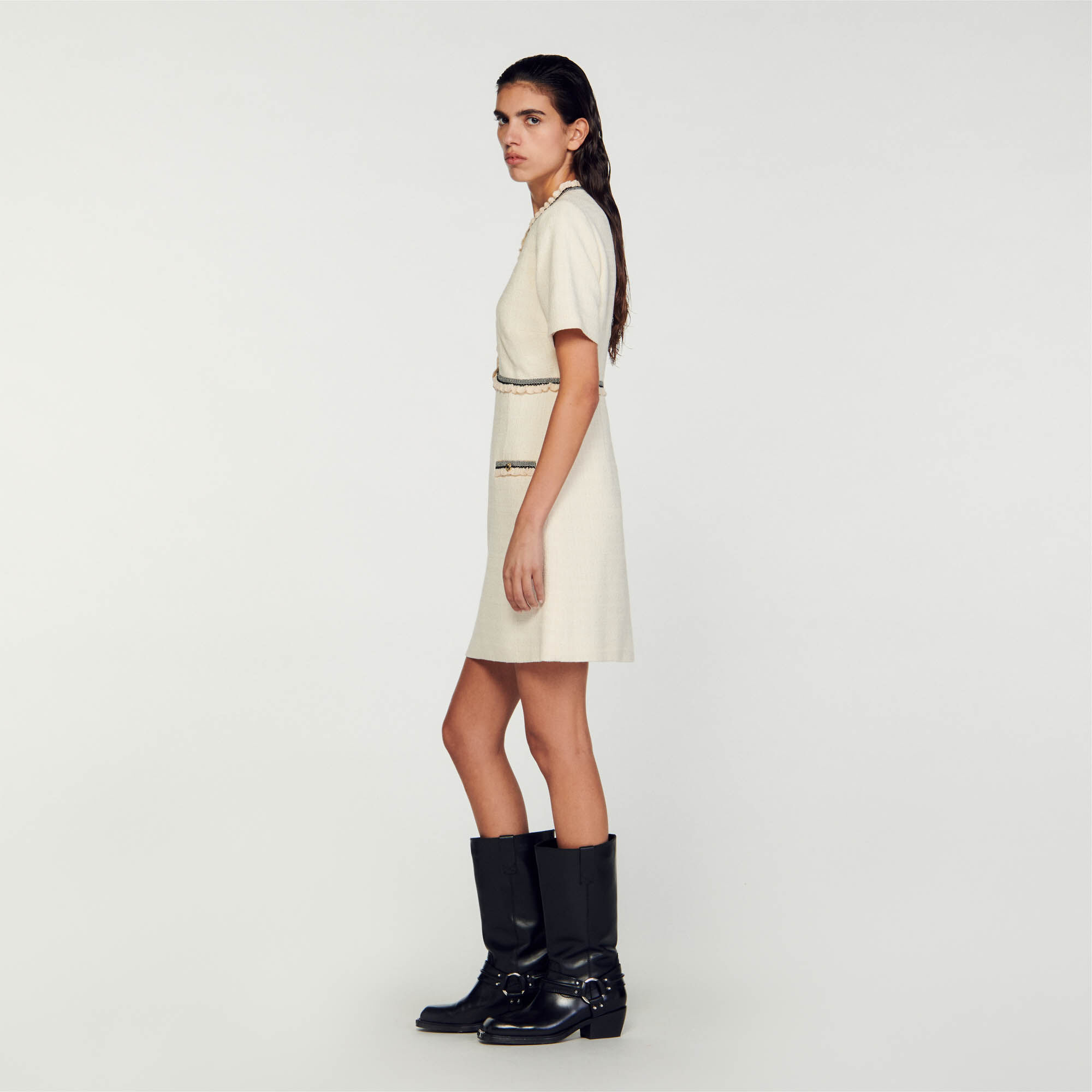 Short tweed dress Dresses Sandro paris